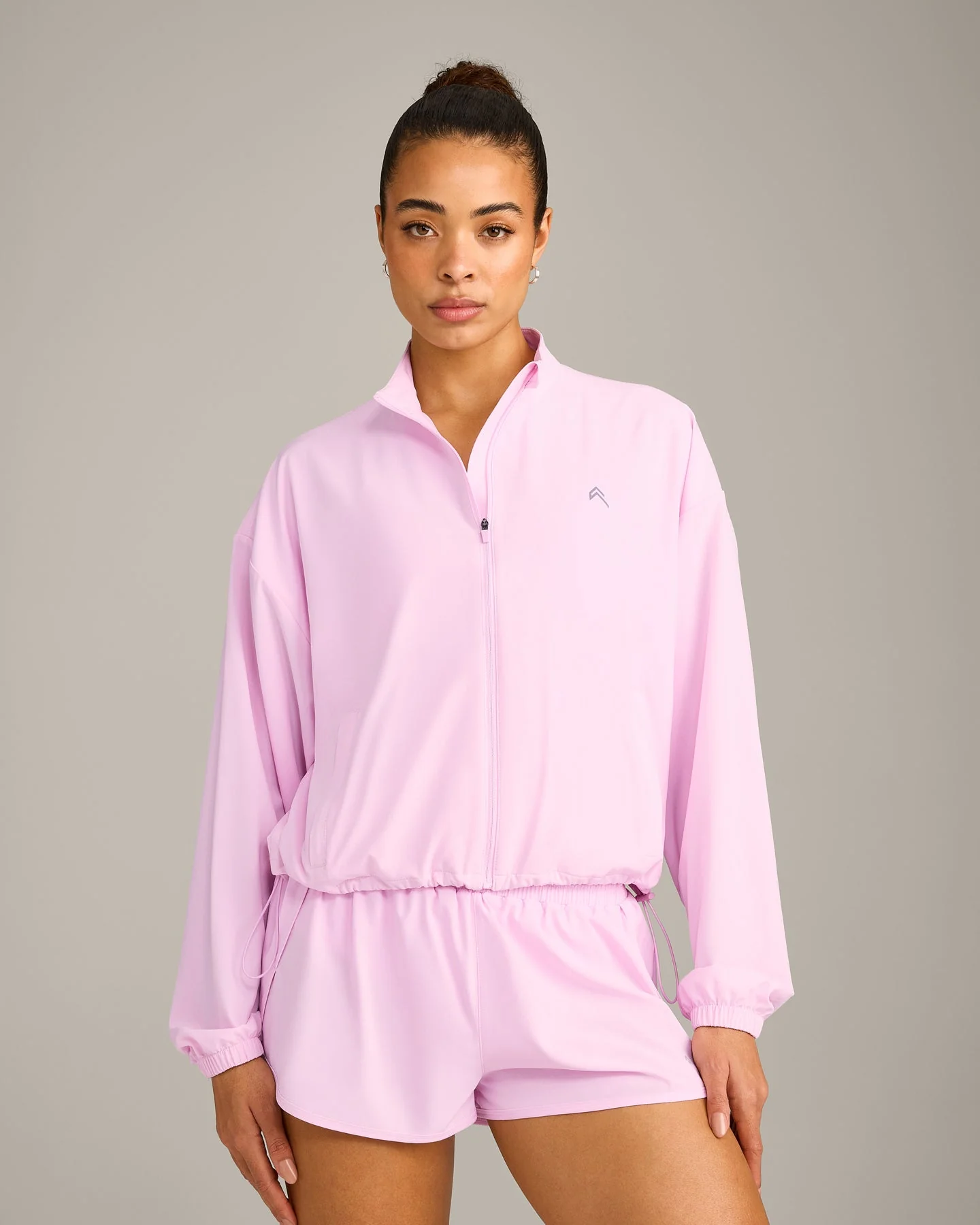 AirMove™ Jacket with Reflective Logo | Chalk Pink