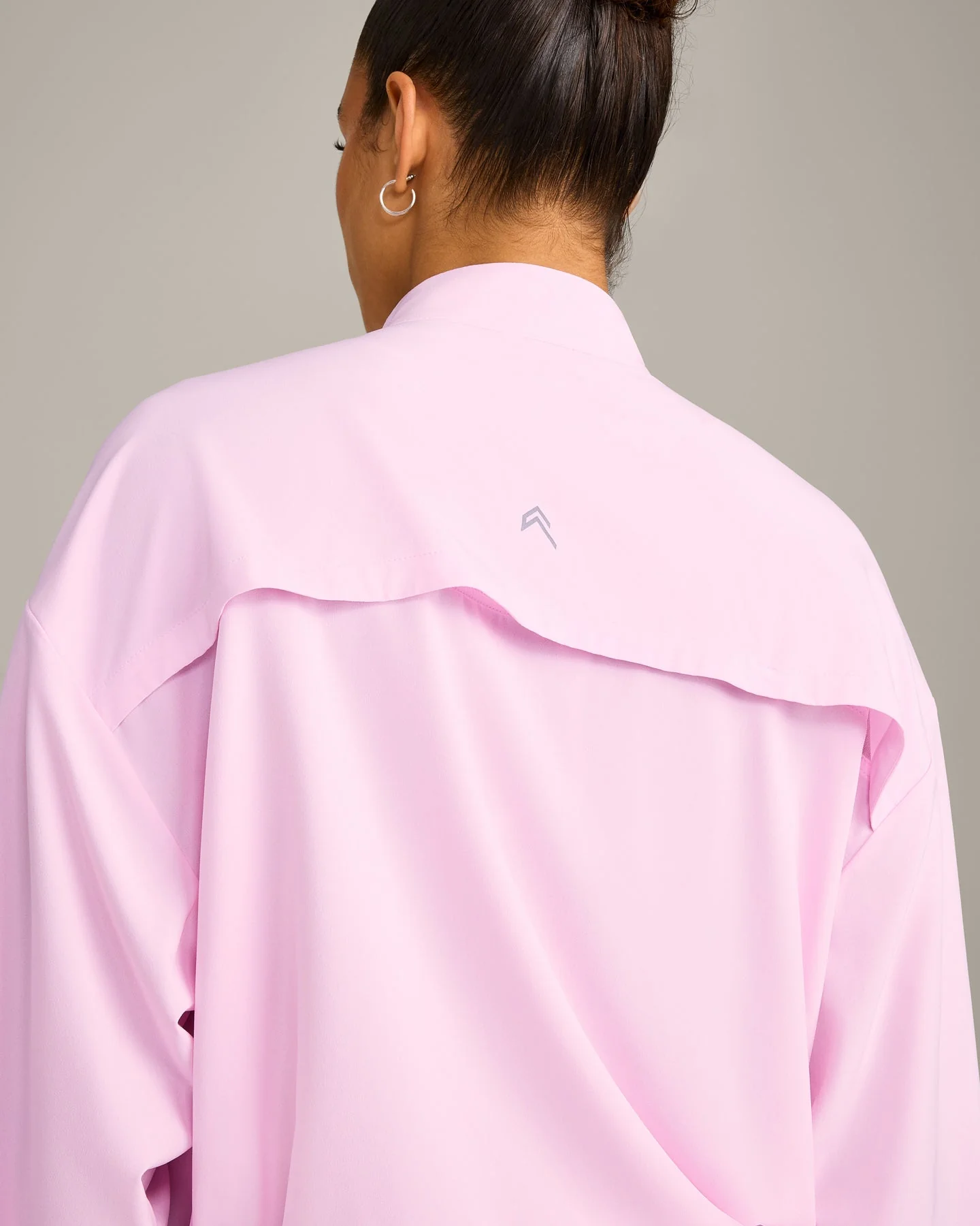 AirMove™ Jacket with Reflective Logo | Chalk Pink - Image 5