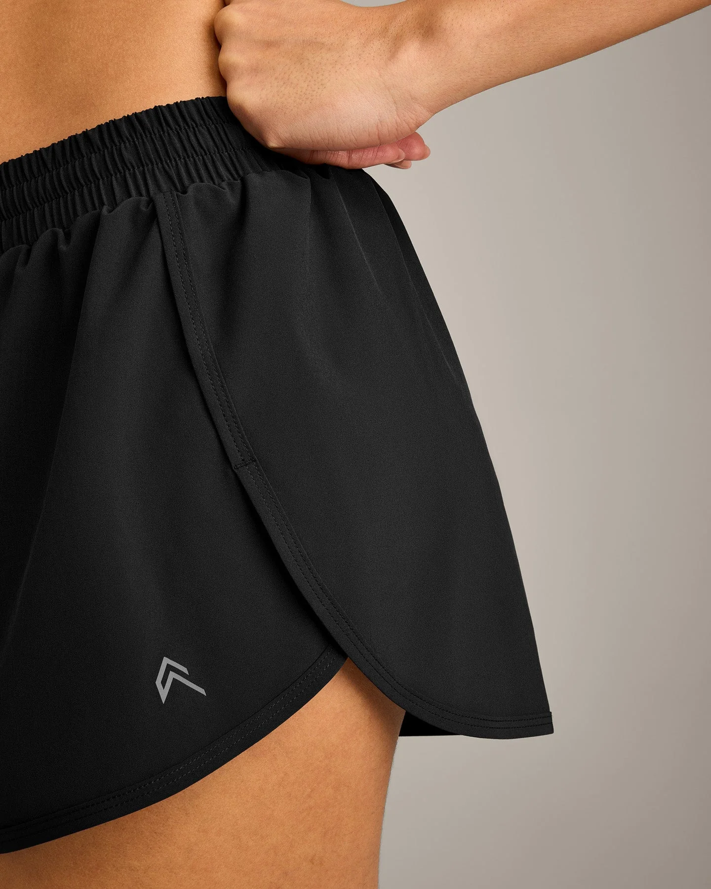AirMove™ Lined Shorts 2" with Reflective Logo | Black - Image 5
