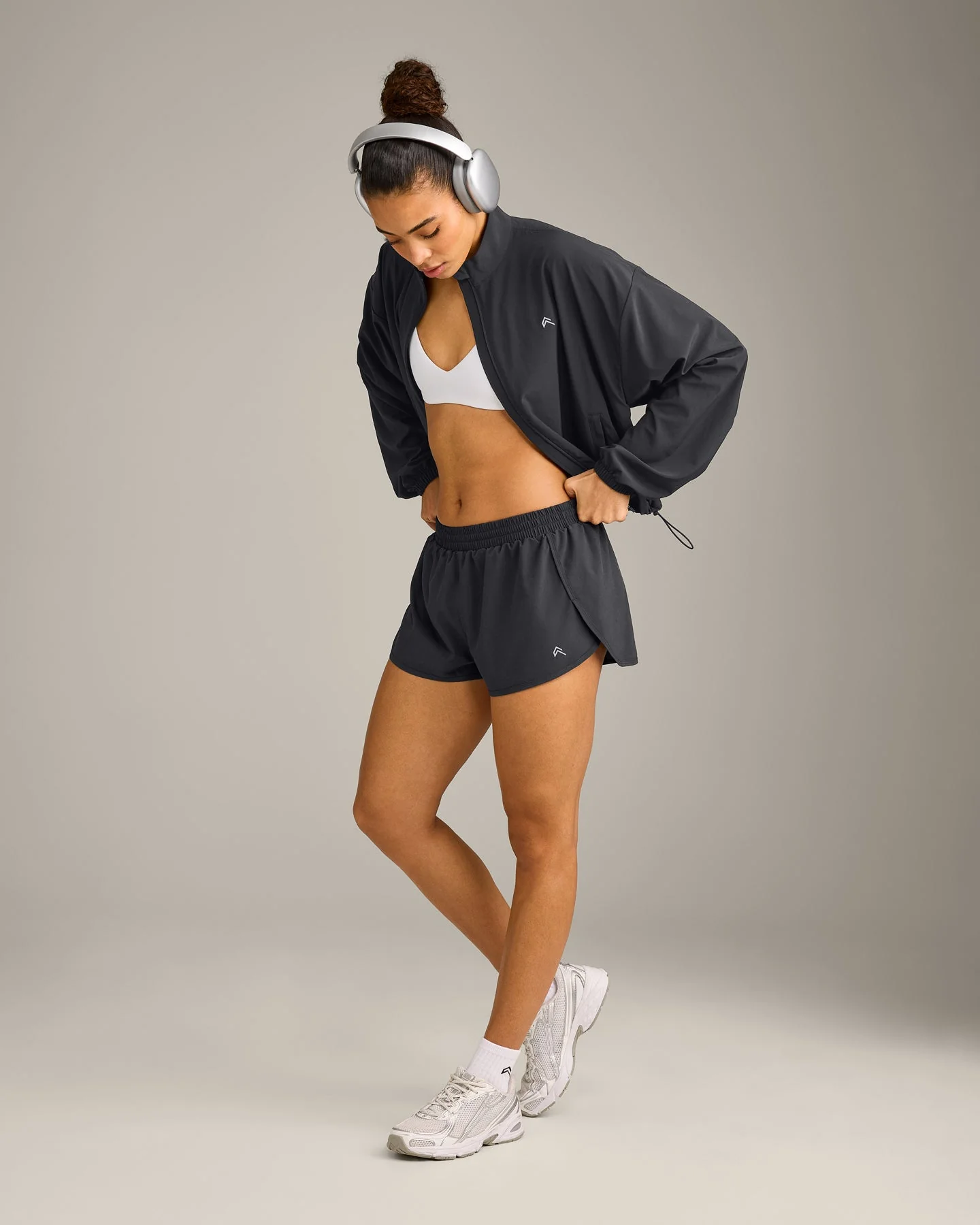 AirMove™ Lined Shorts 2" with Reflective Logo | Coal - Image 3