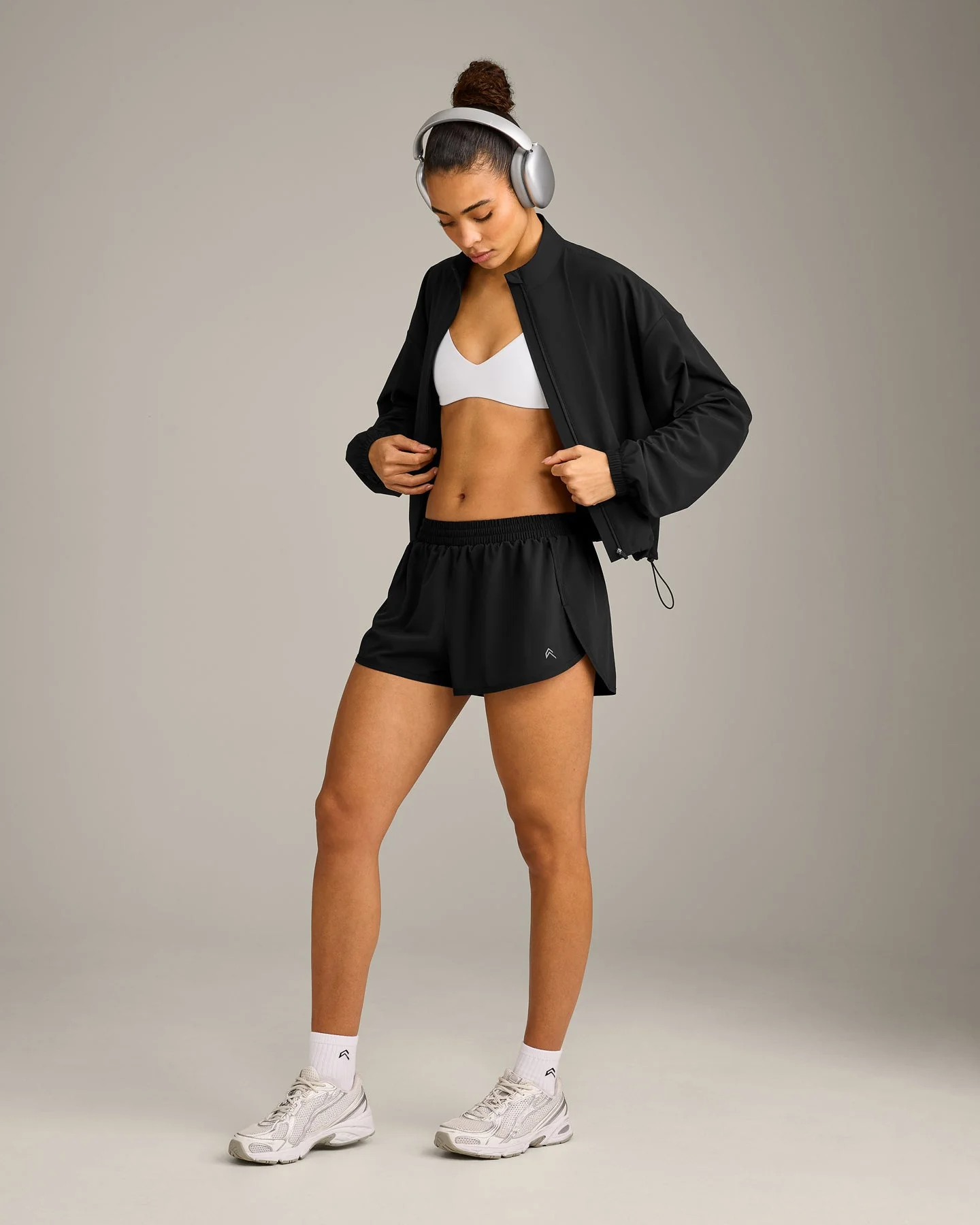 AirMove™ Lined Shorts 3" with Reflective Logo | Black - Image 3