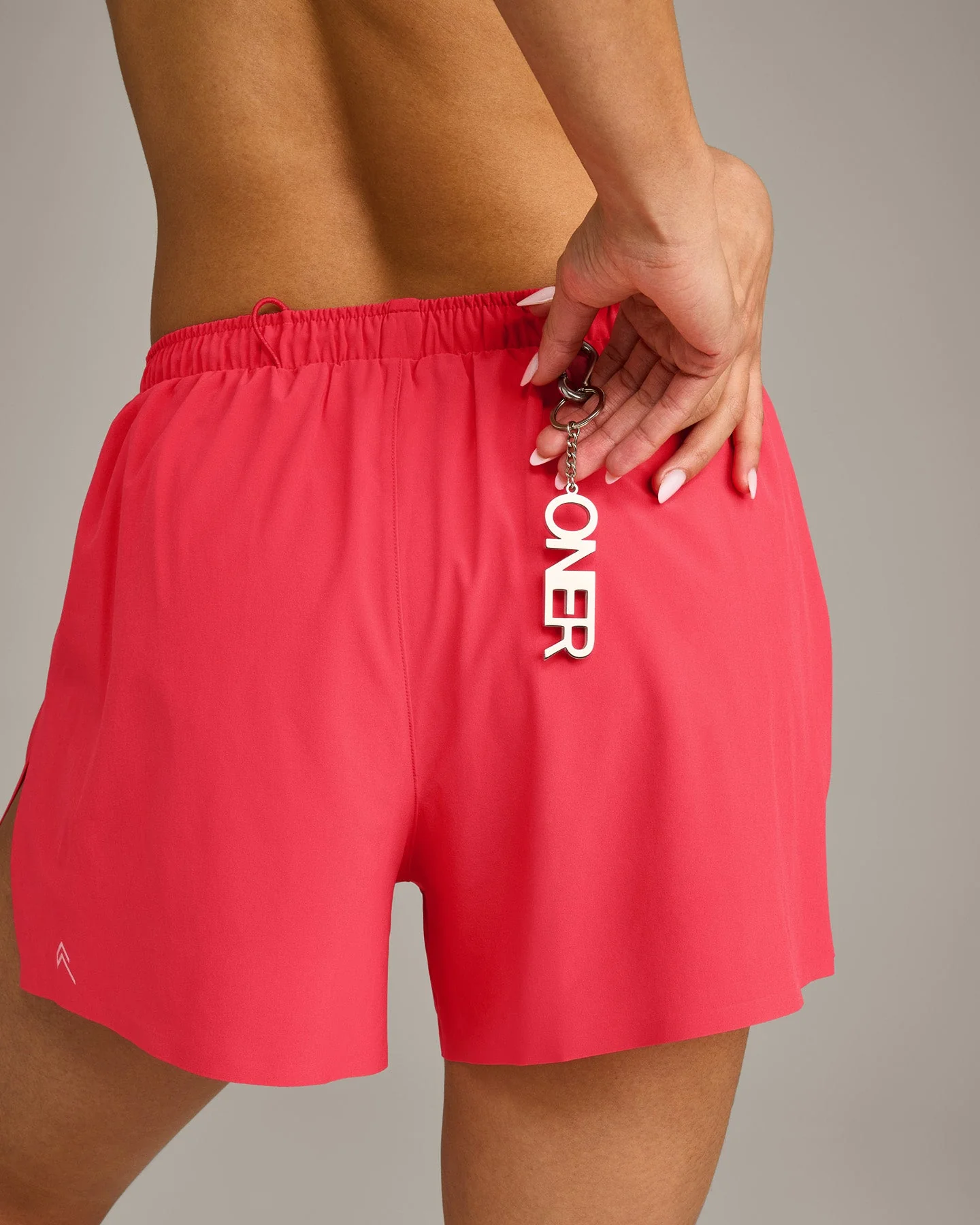 AirMove™ Lined Shorts 4" with Pocket and Reflective Logo | Charged Pink - Image 4