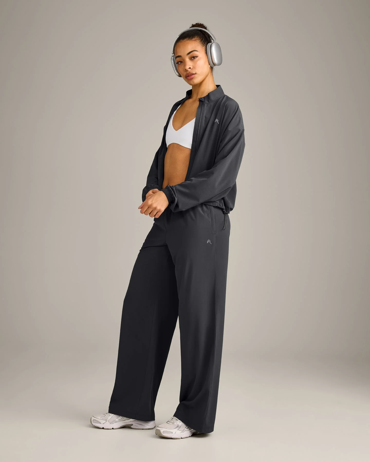 AirMove™ Straight Leg Pants with Reflective Logo | Coal - Image 3