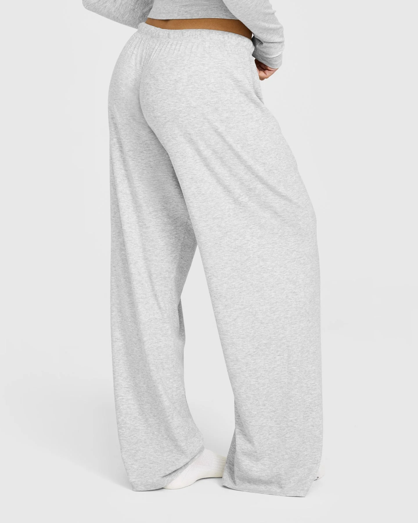 At Home Night Bottoms | Grey Marl - Image 4