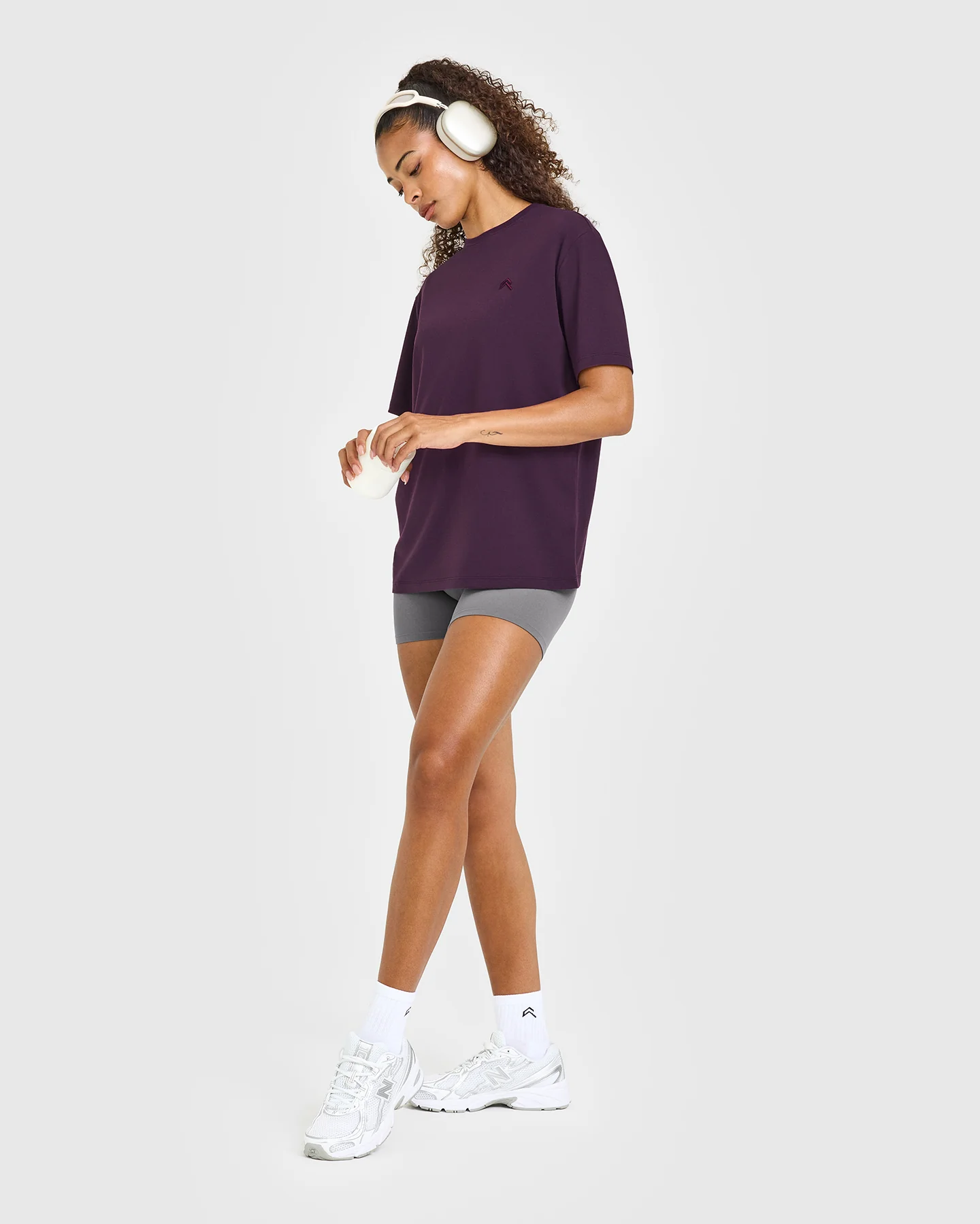 Classic Oversized Lightweight T-Shirt | Blackberry Purple - Image 2