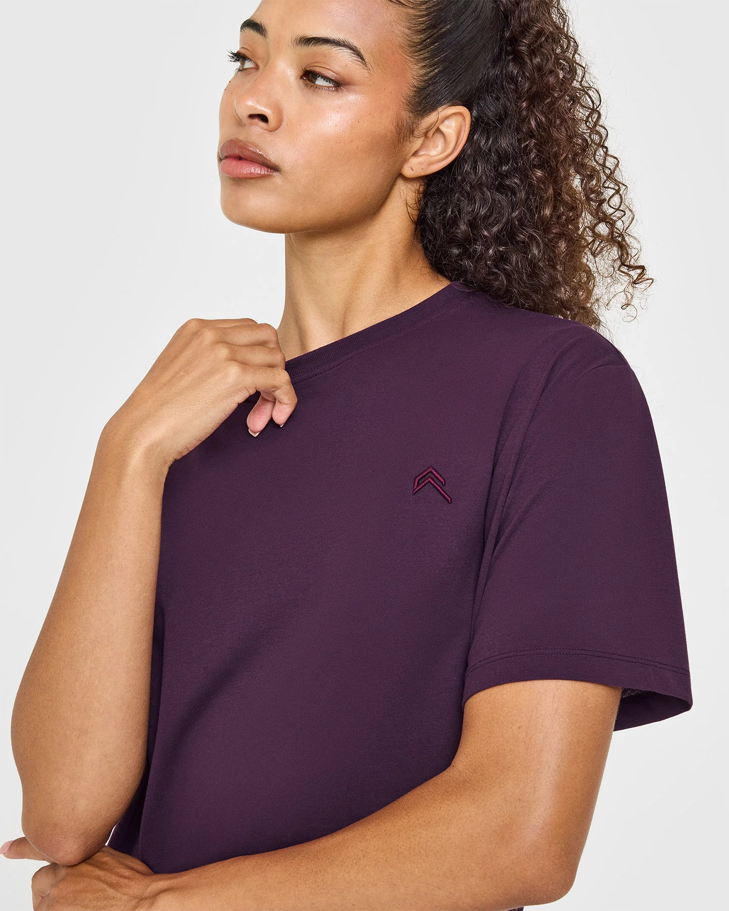 Classic Oversized Lightweight T-Shirt | Blackberry Purple - Image 6