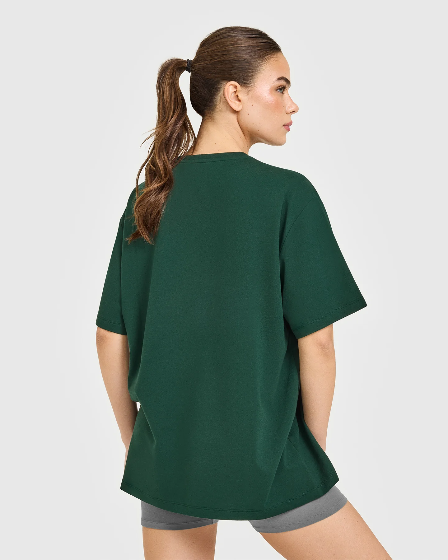 Classic Oversized Lightweight T-Shirt | Racing Green - Image 2