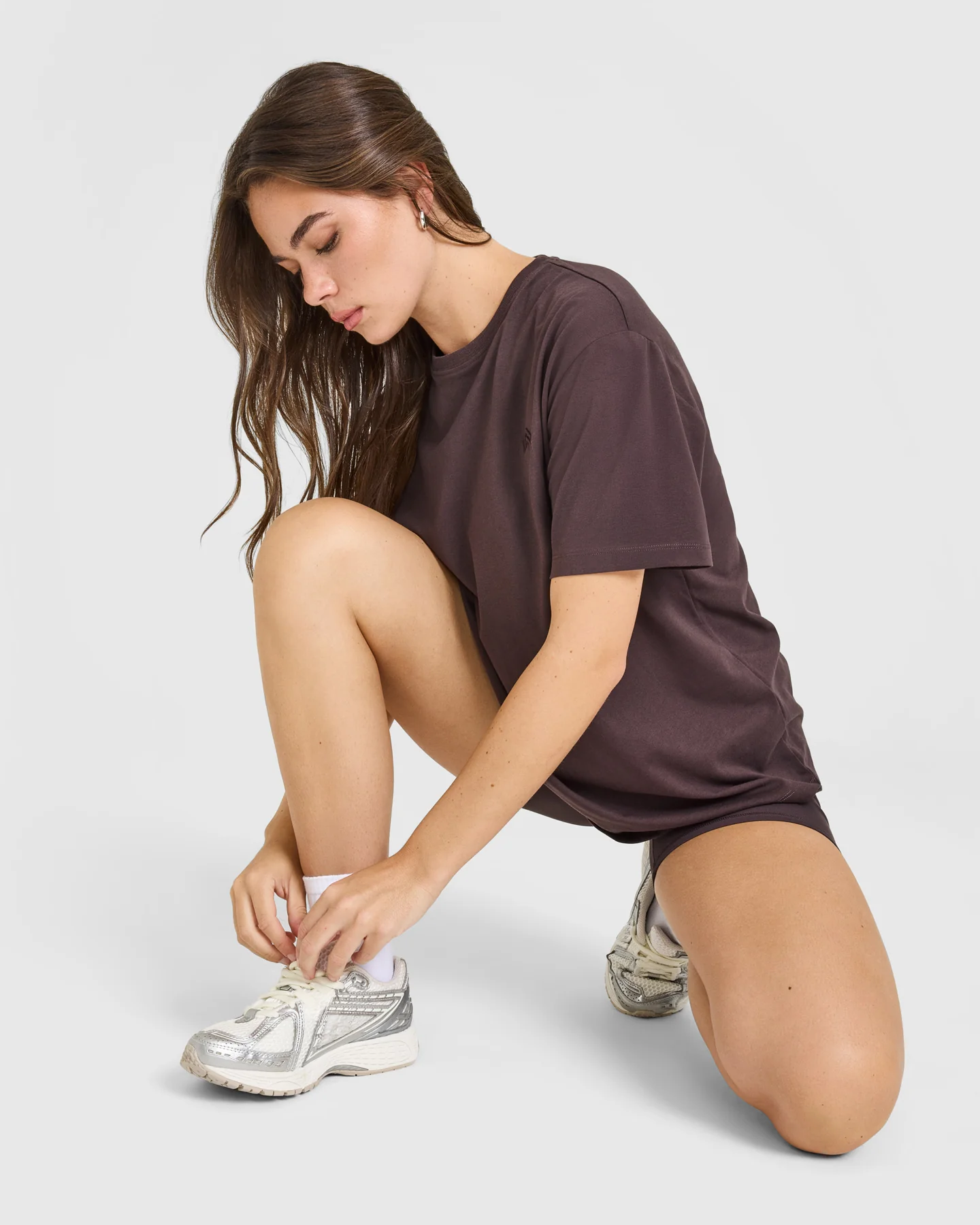 Classic Oversized Lightweight T-Shirt | Umber Brown - Image 6