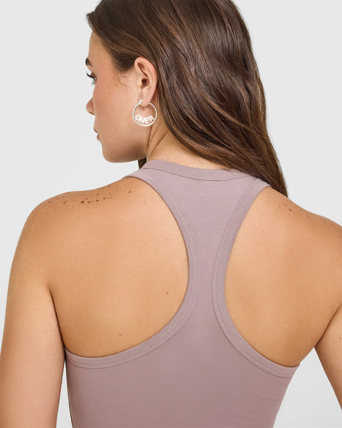 Cotton Fitted Mid Vest | Dusty Purple - Image 4