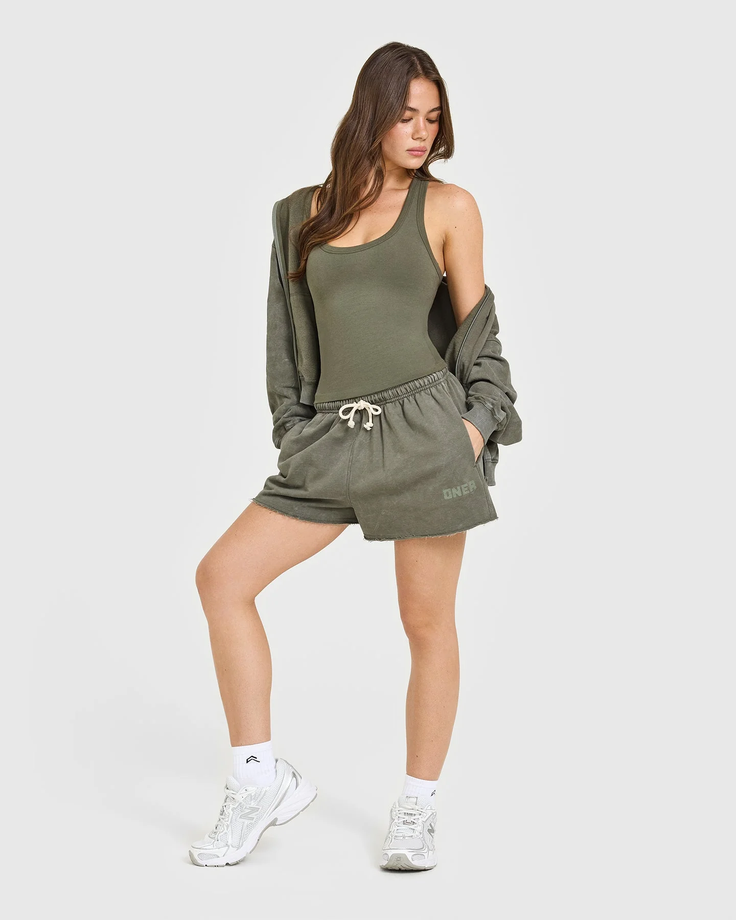 Cotton Fitted Vest | Alpine Green - Image 3