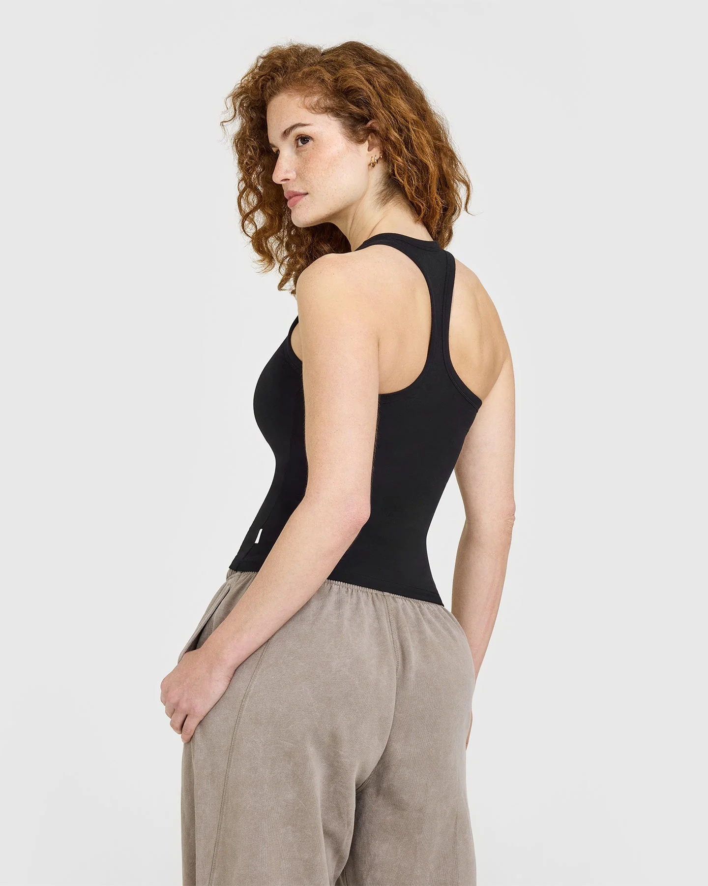 Cotton Fitted Vest | Black - Image 4