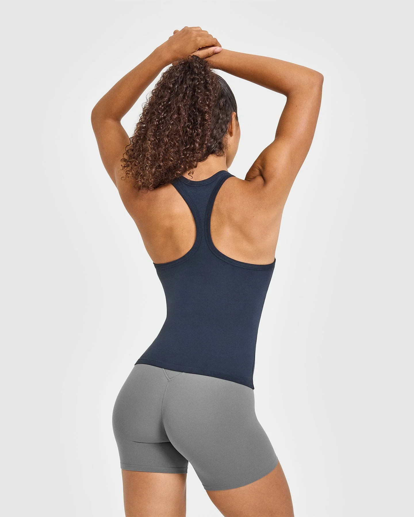 Cotton Fitted Vest | True Blue - Image 2