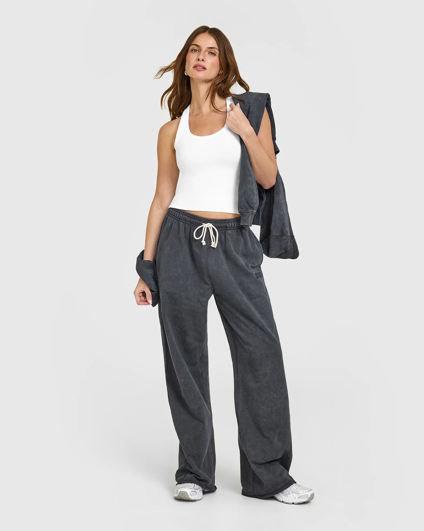 Cotton Fitted Vest | White - Image 2