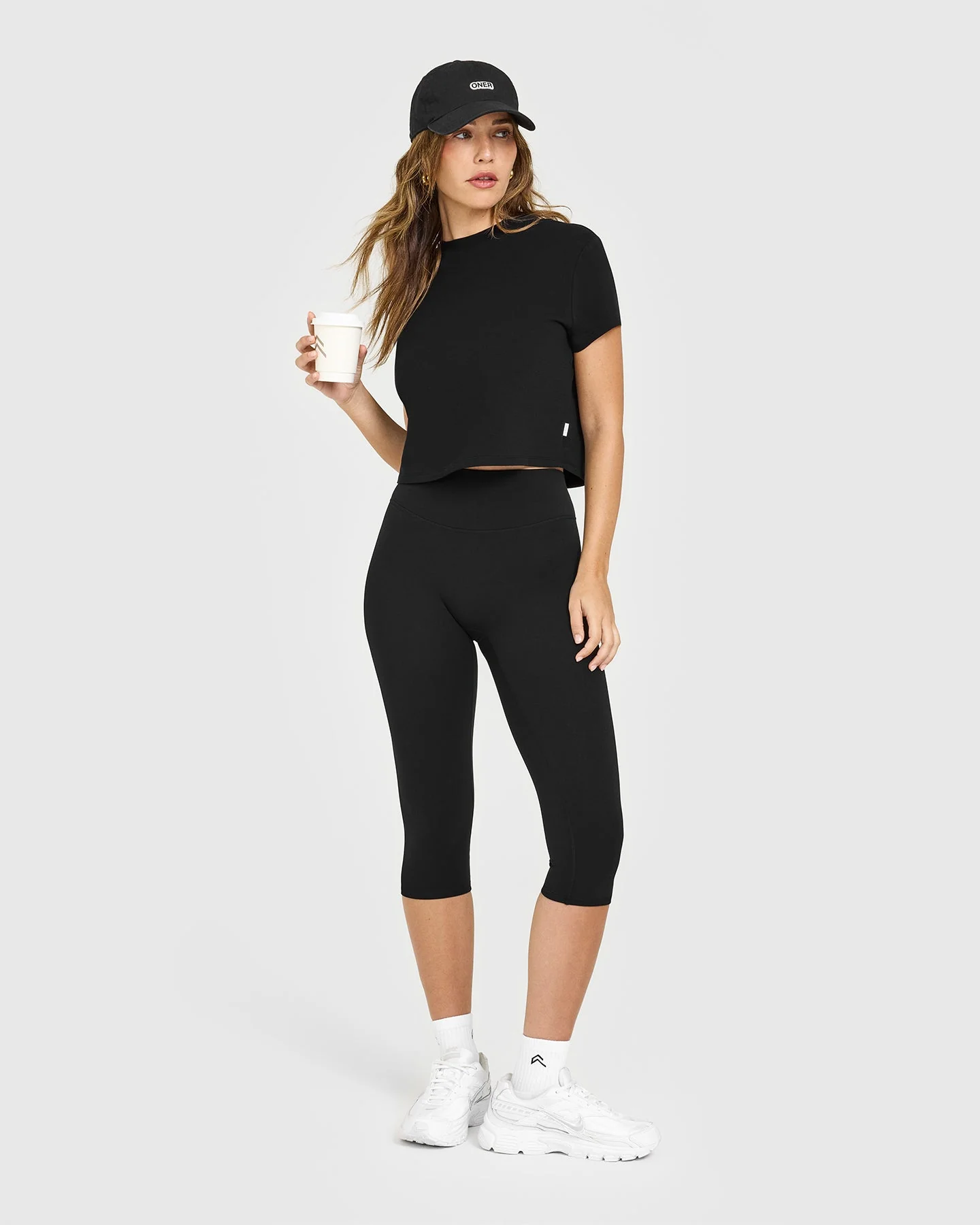 Cotton Relaxed T-Shirt | Black - Image 3