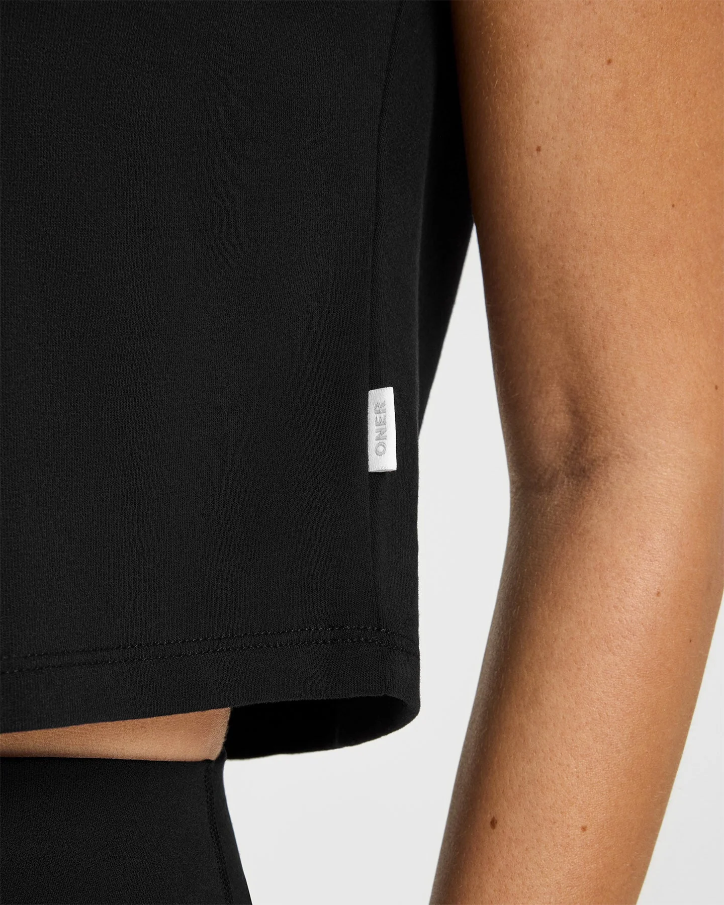 Cotton Relaxed T-Shirt | Black - Image 6