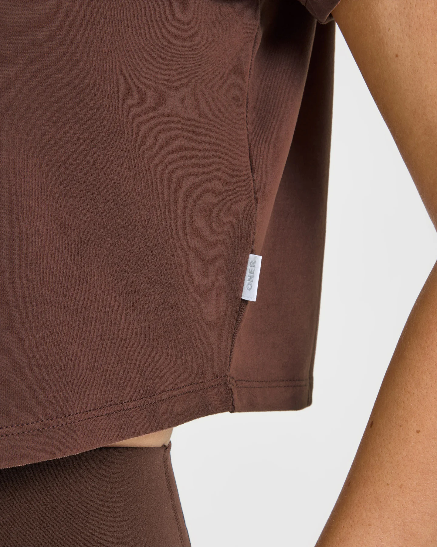 Cotton Relaxed T-Shirt | Copper Brown - Image 4