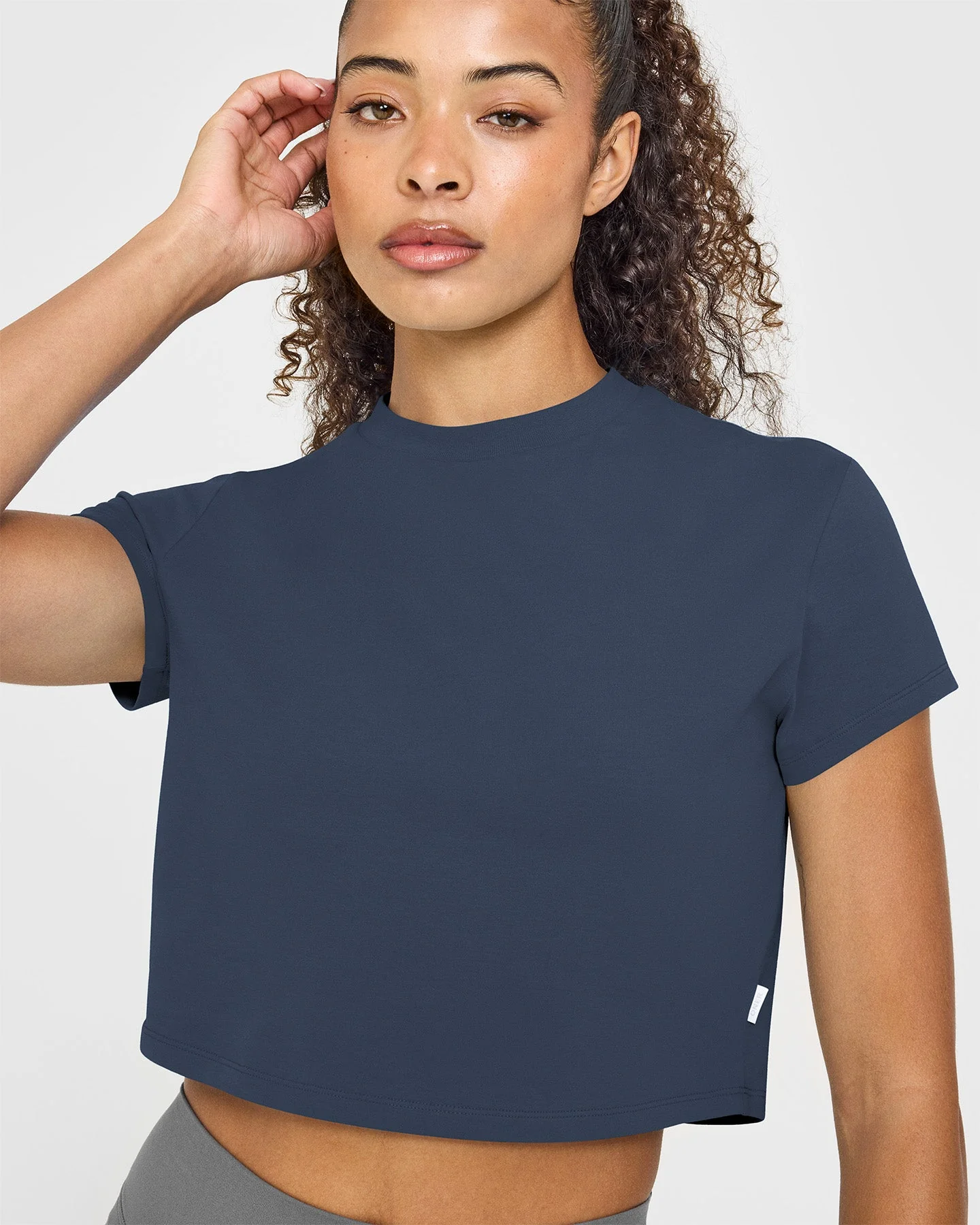 Cotton Relaxed T-Shirt | True Blue - Image 4