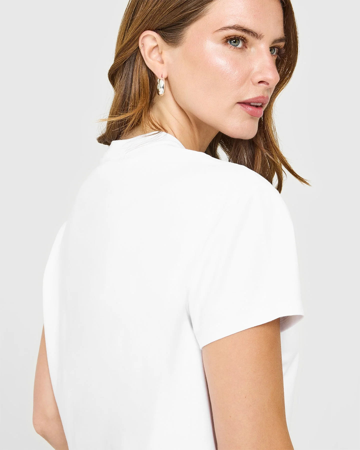 Cotton Relaxed T-Shirt | White - Image 4