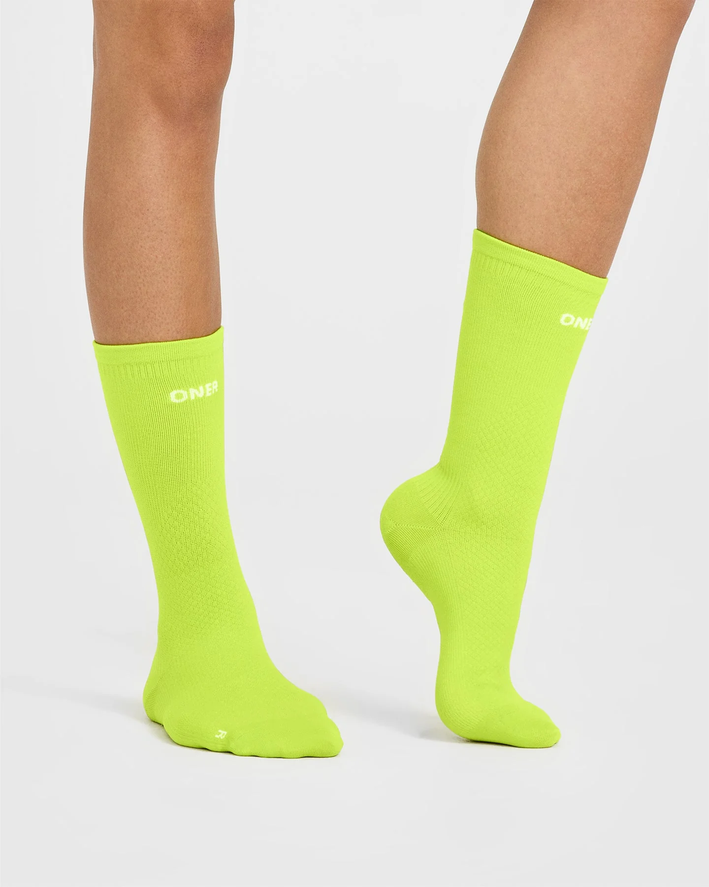 Crew Running Socks 1 Pack | Charged Lime Green - Image 5