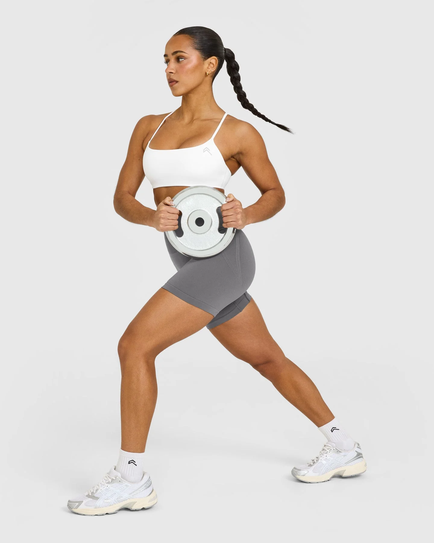 EasyLift™ Strappy Sports Bra | White - Image 3