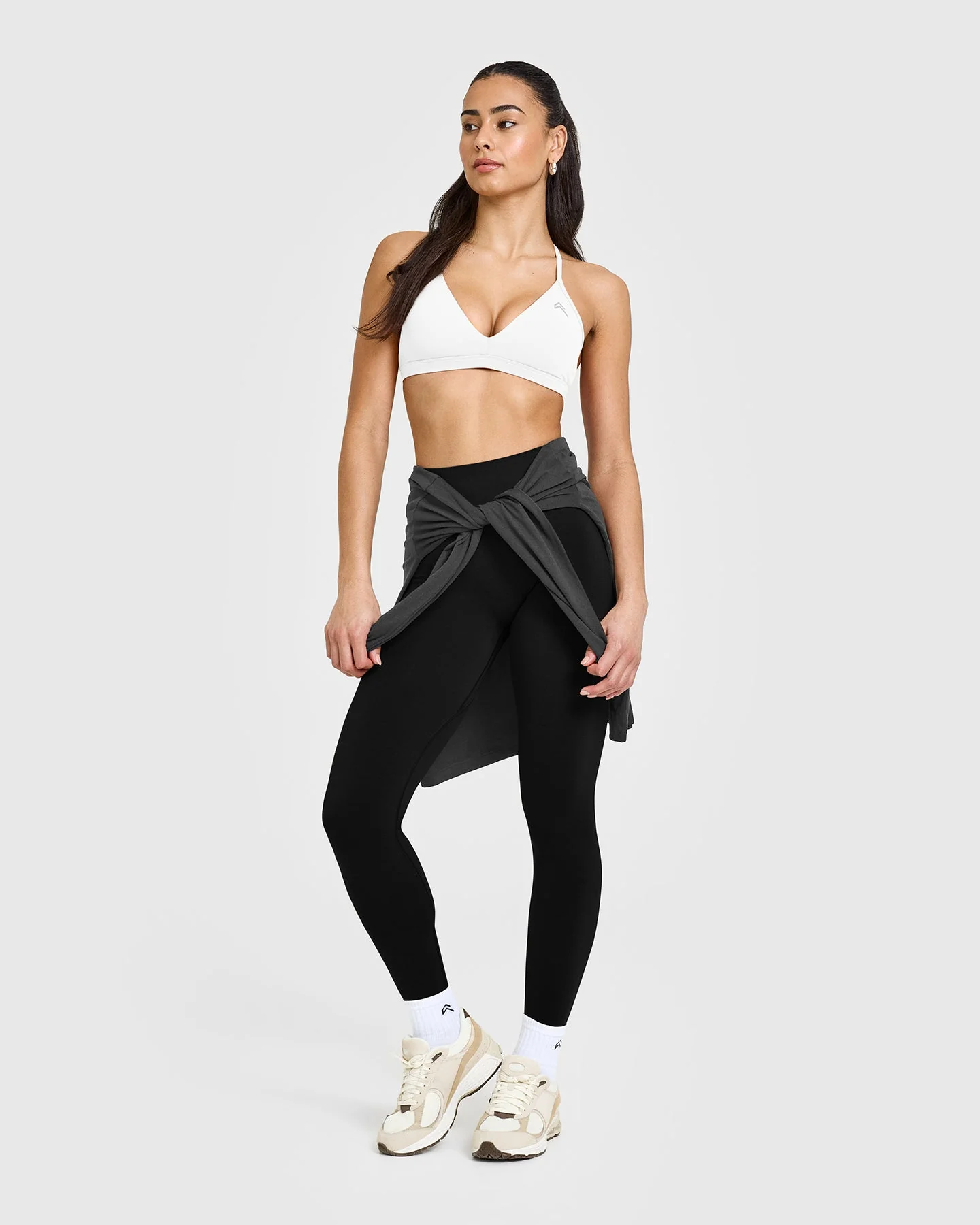 EasyLift™ Ultra Minimal V Neck Bralette | White - Image 3