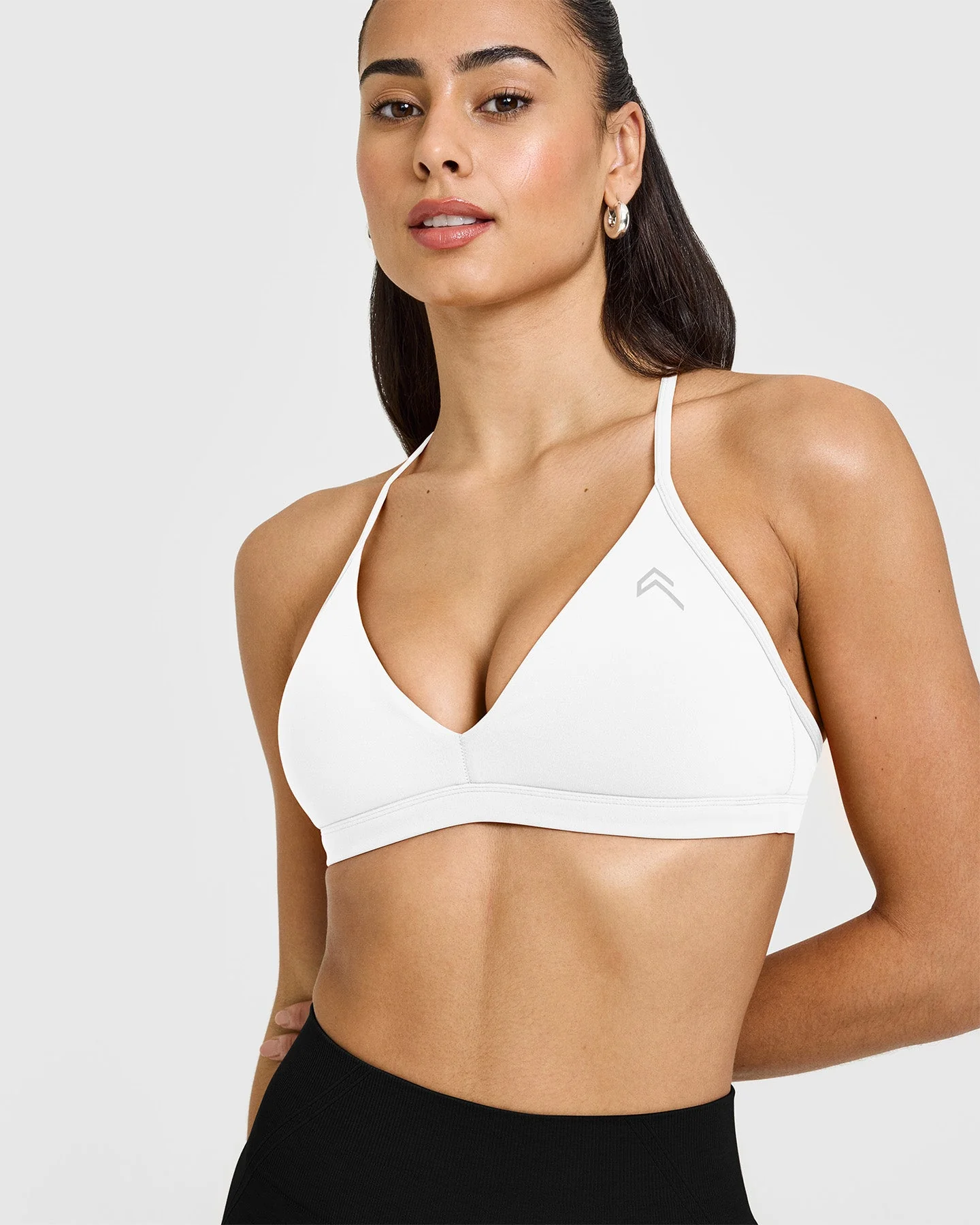 EasyLift™ Ultra Minimal V Neck Bralette | White - Image 4