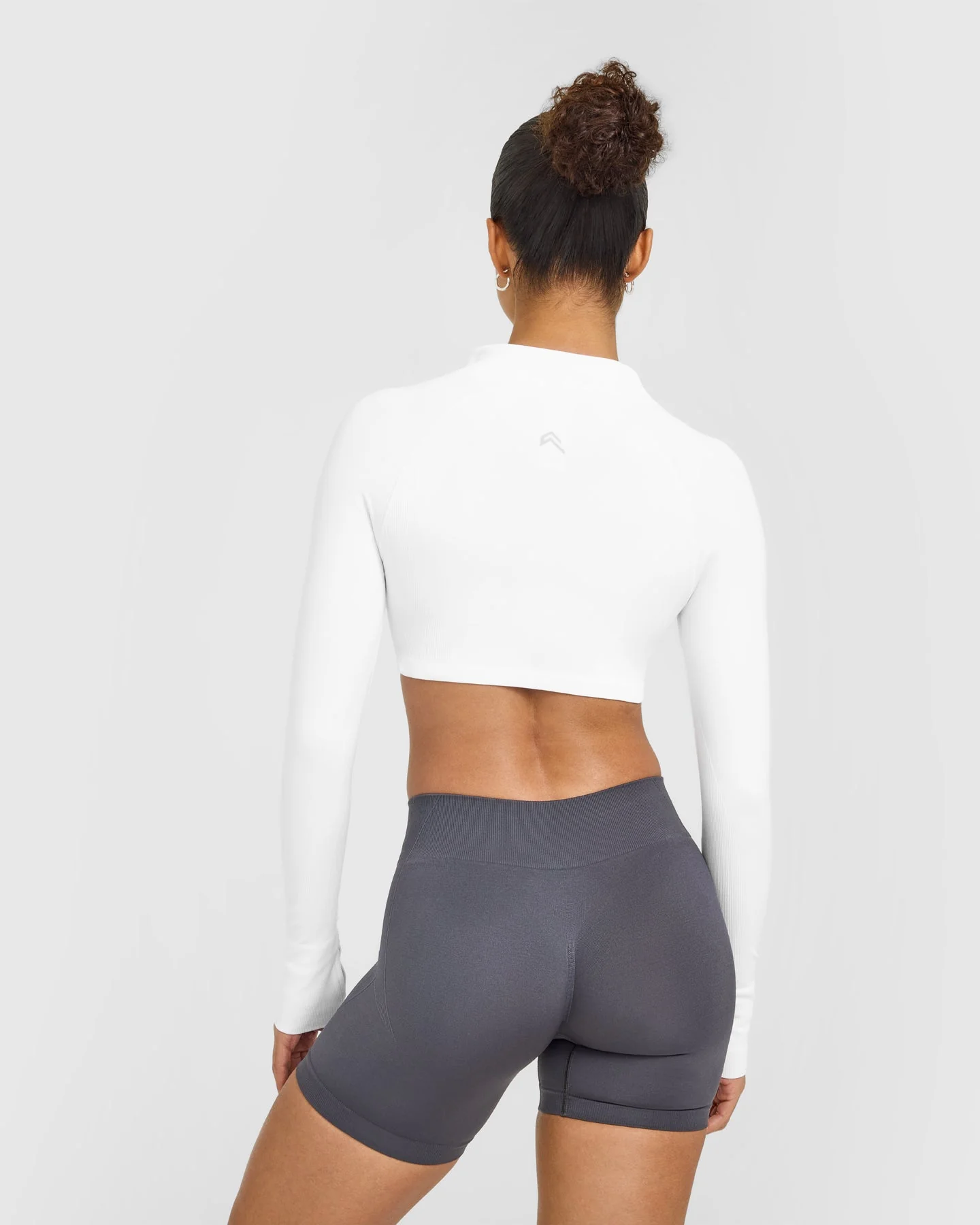 EnhanceLift™ Seamless Crop Jacket | White - Image 2