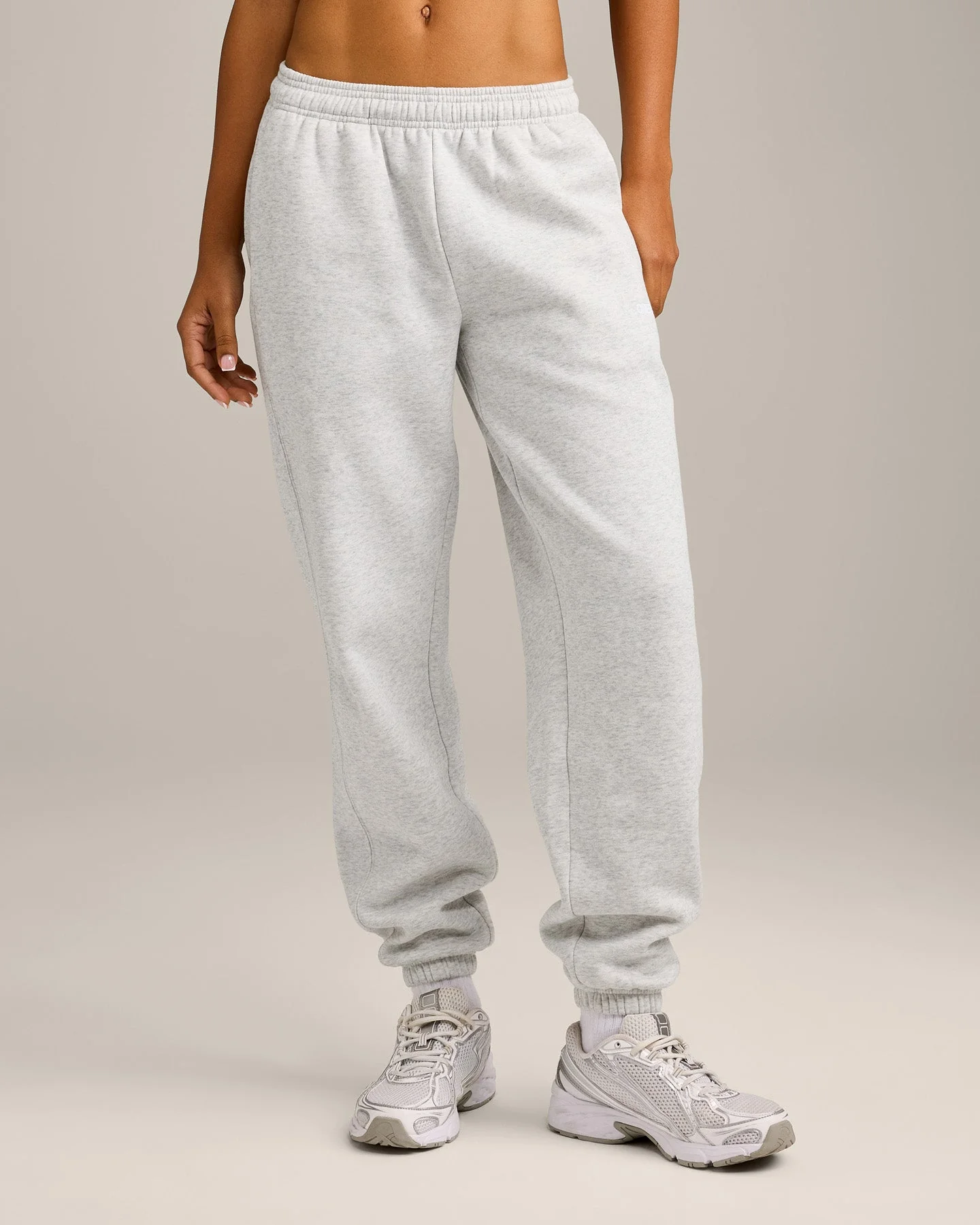 Foundations Cosy Joggers | Light Grey Marl