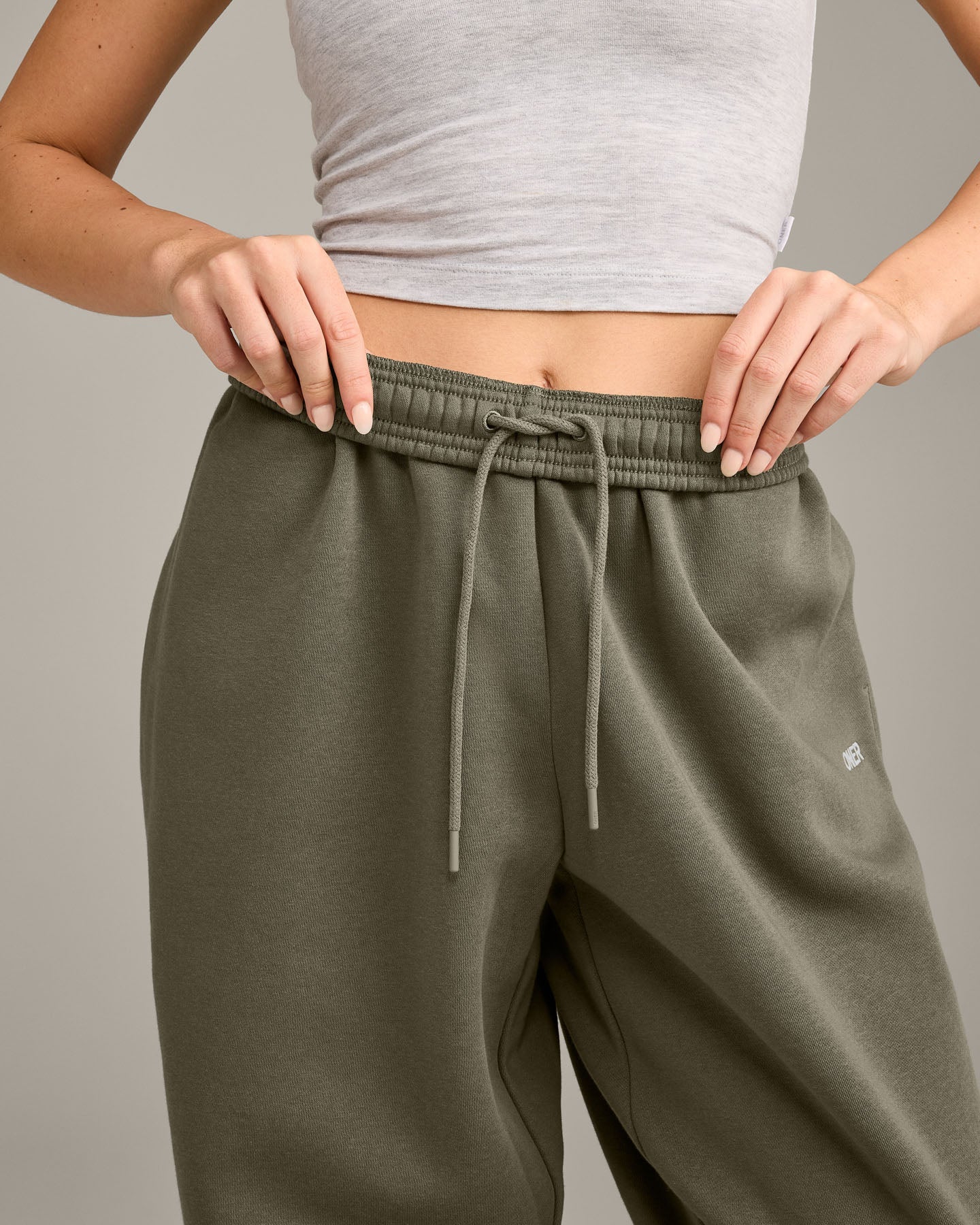 Foundations Cosy Oversized Joggers | Alpine Green - Image 6