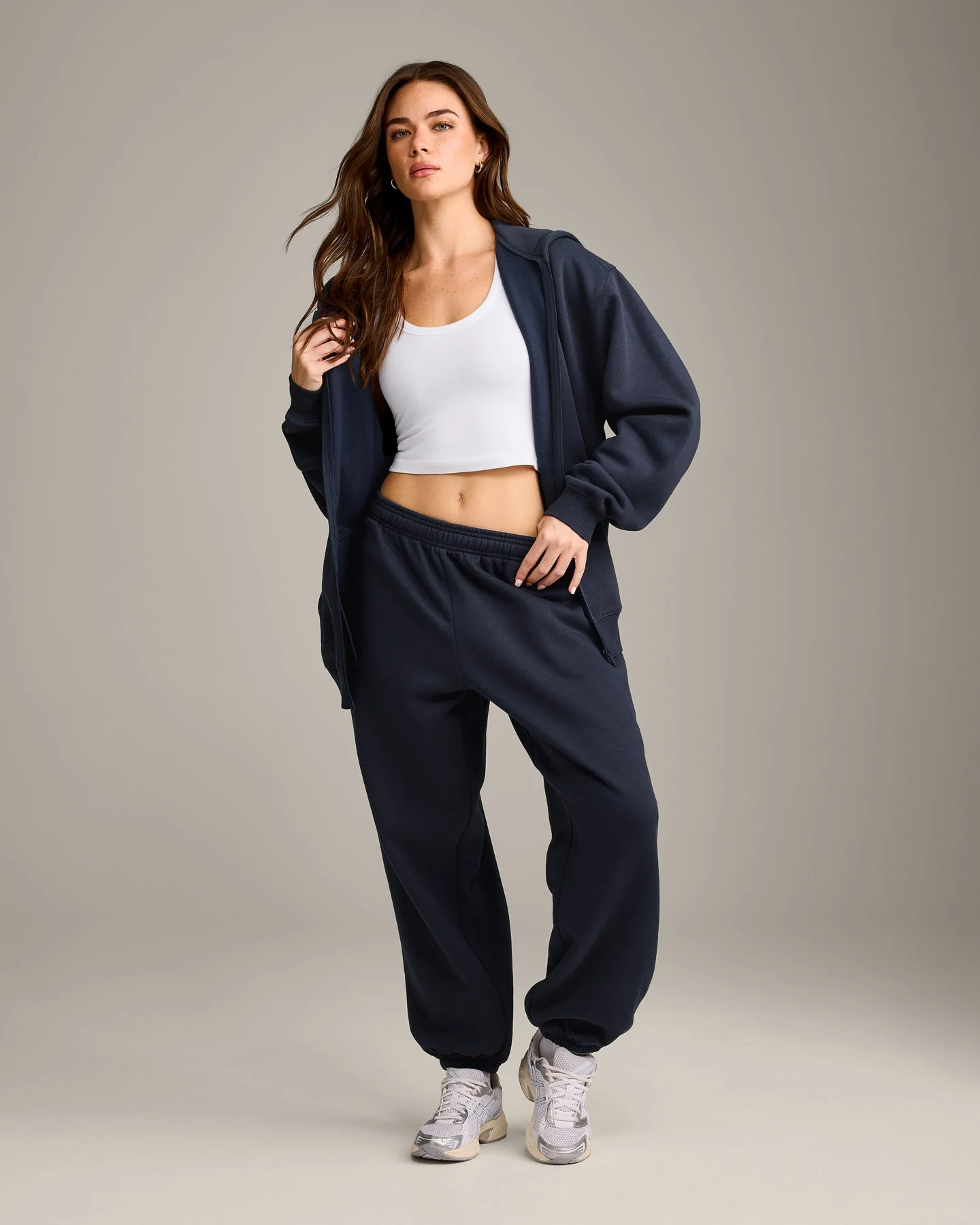 Foundations Cosy Oversized Joggers | True Blue - Image 3