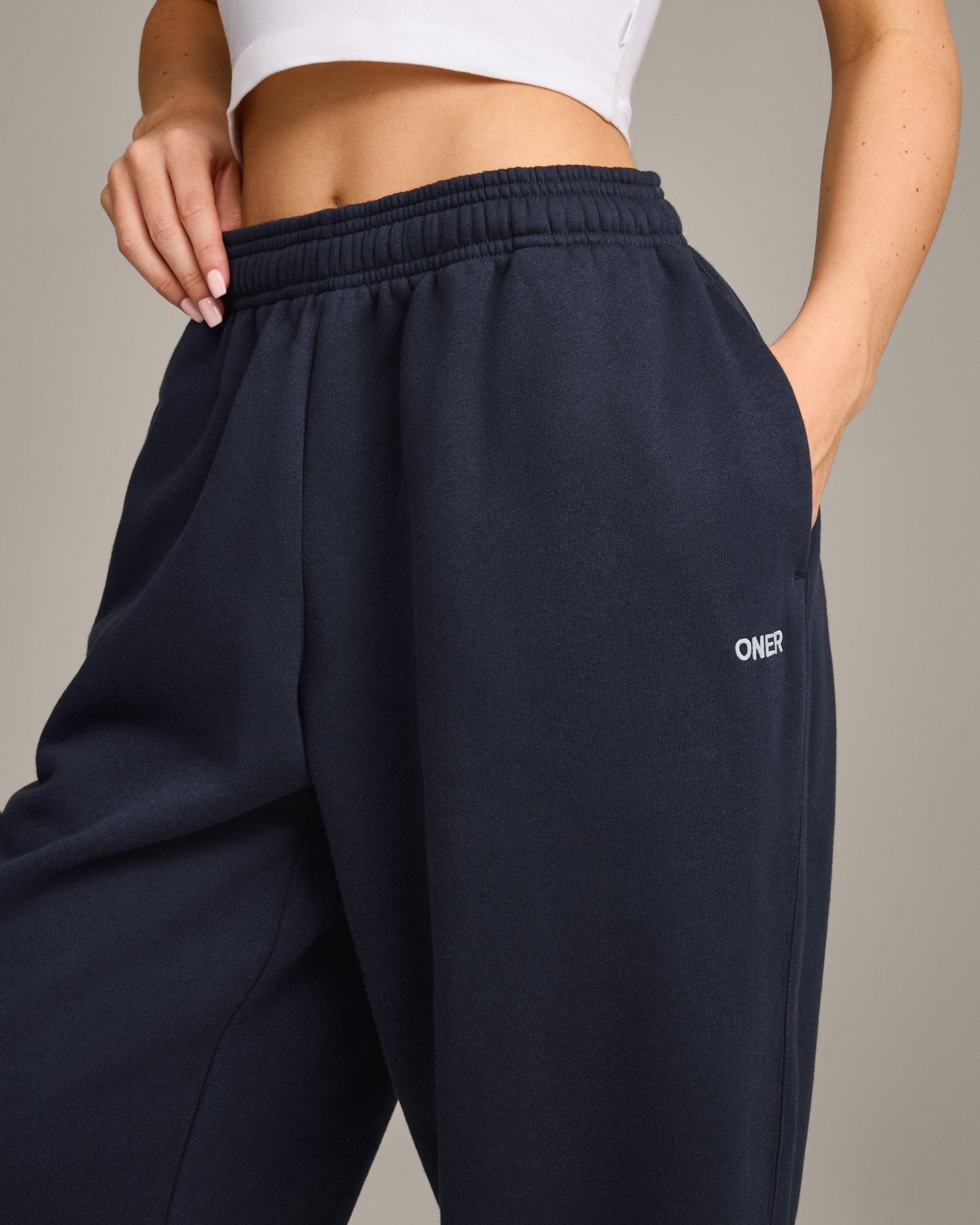 Foundations Cosy Oversized Joggers | True Blue - Image 5