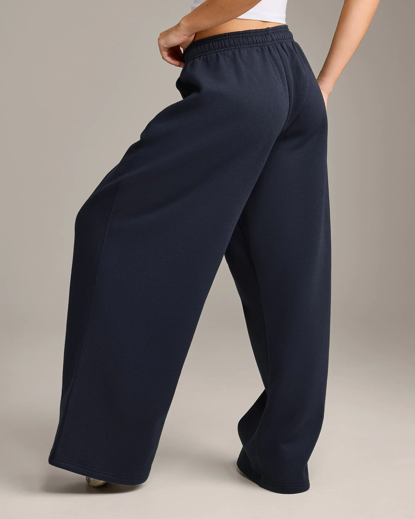 Foundations Cosy Oversized Straight Leg Joggers | True Blue - Image 2