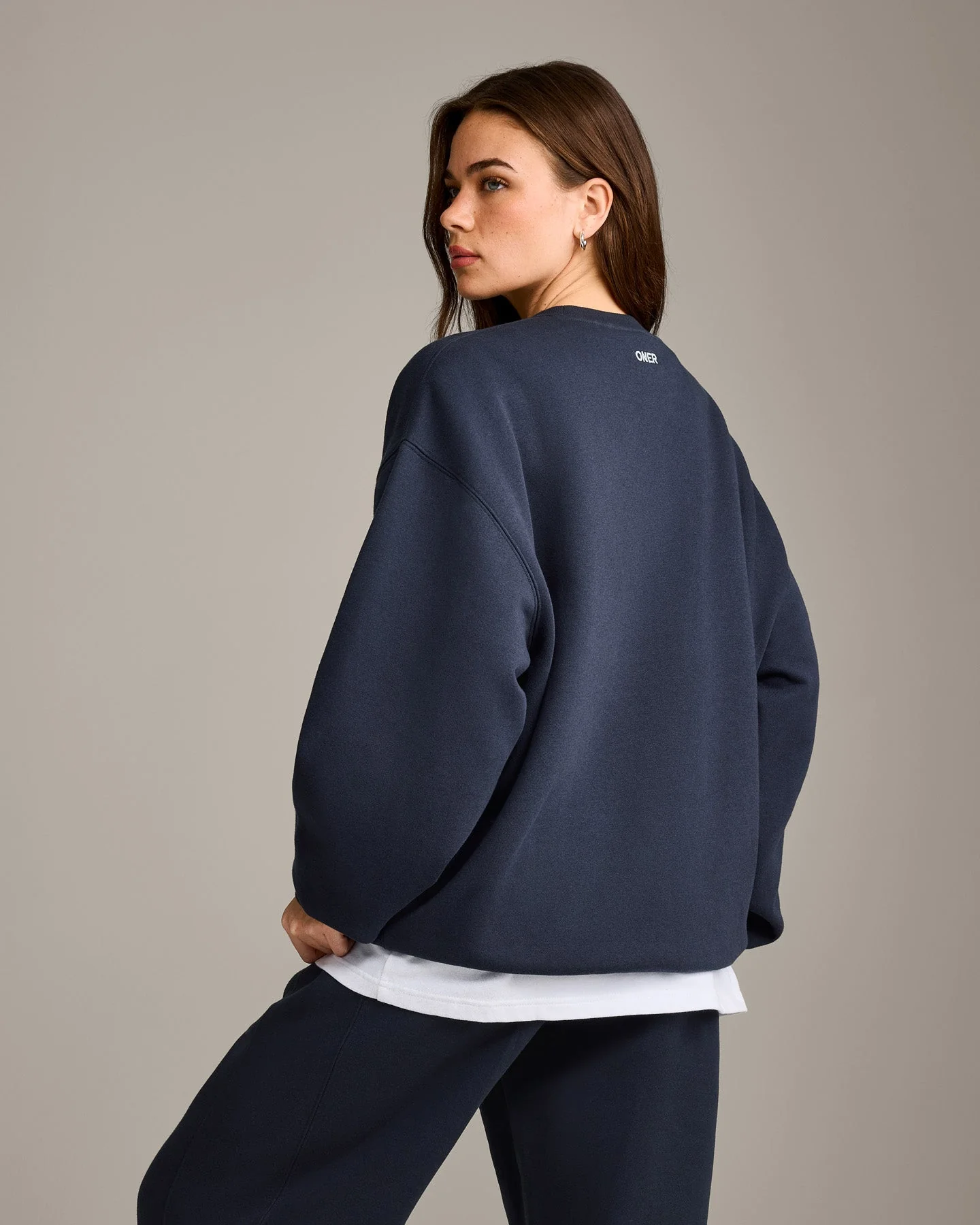 Foundations Cosy Oversized Sweatshirt | True Blue - Image 2