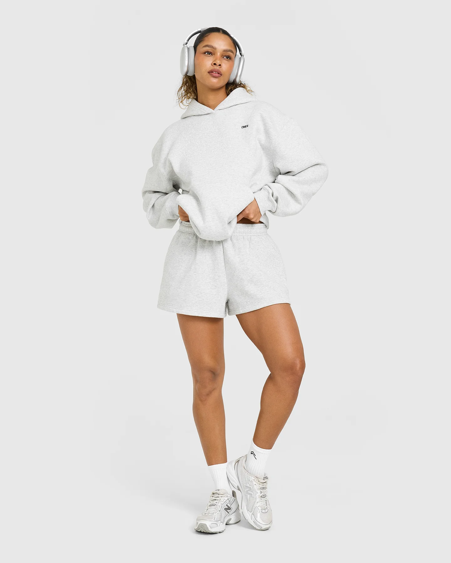 Foundations Hoodie | Light Grey Marl - Image 3
