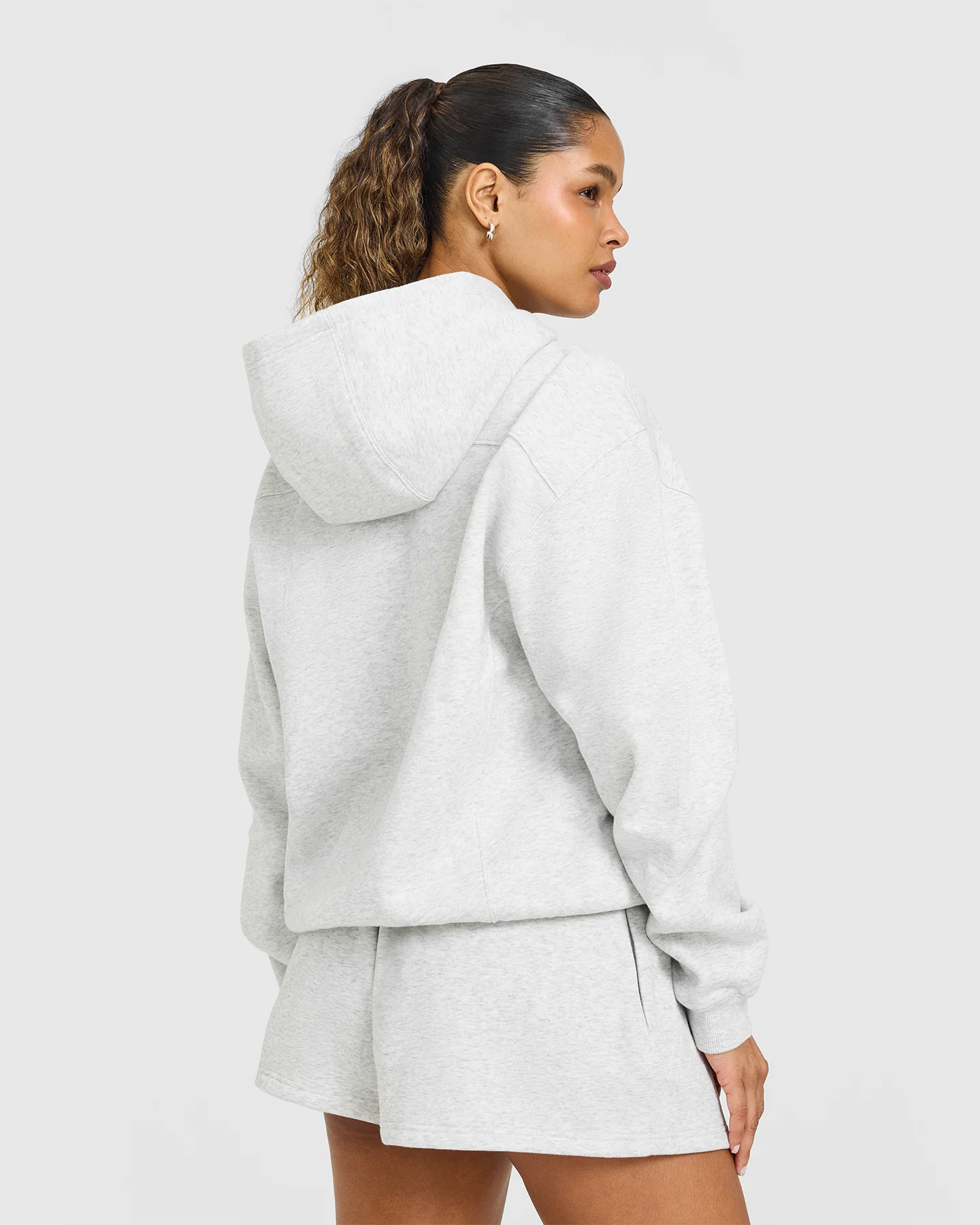 Foundations Hoodie | Light Grey Marl - Image 6