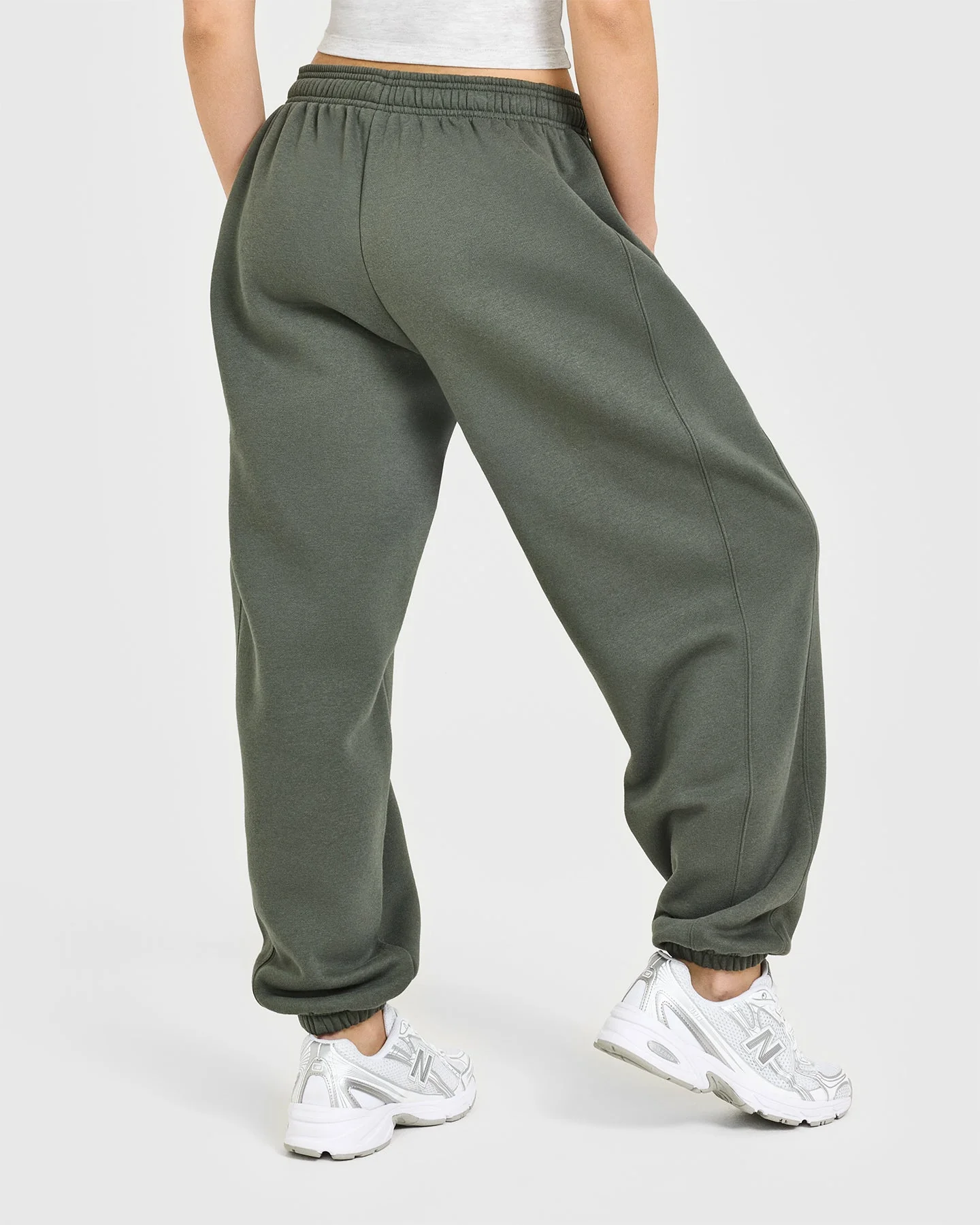 Foundations Joggers | Dark Khaki - Image 2
