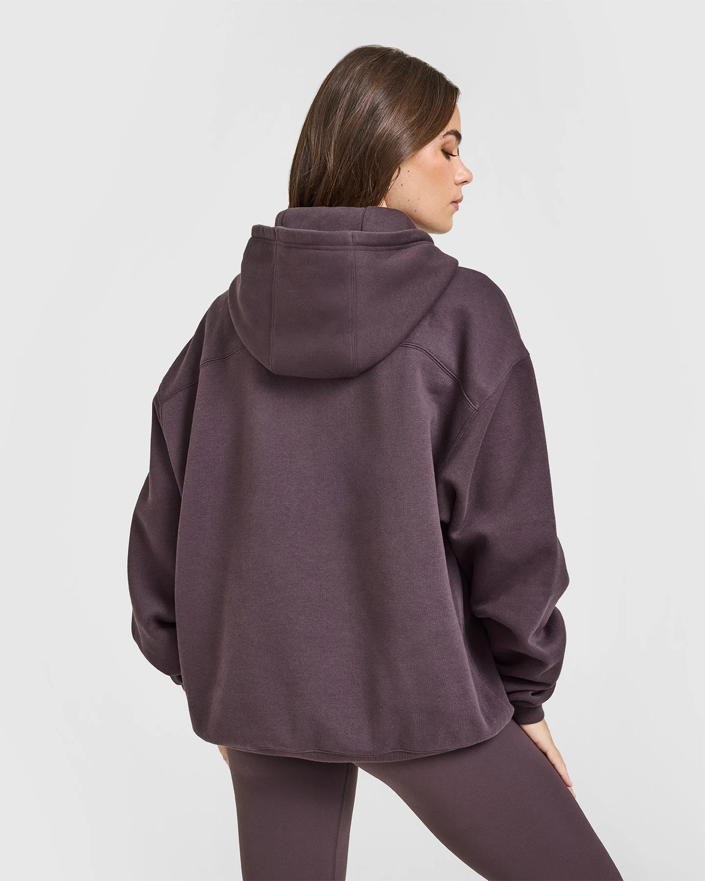 Foundations Oversized Hoodie | Umber Brown - Image 2