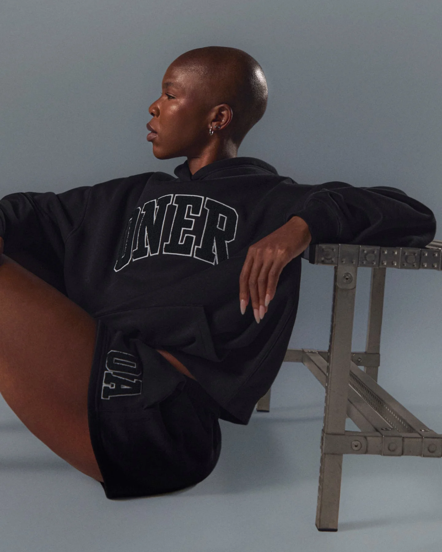 Foundations Oversized Oner 25 Hoodie | Black - Image 2