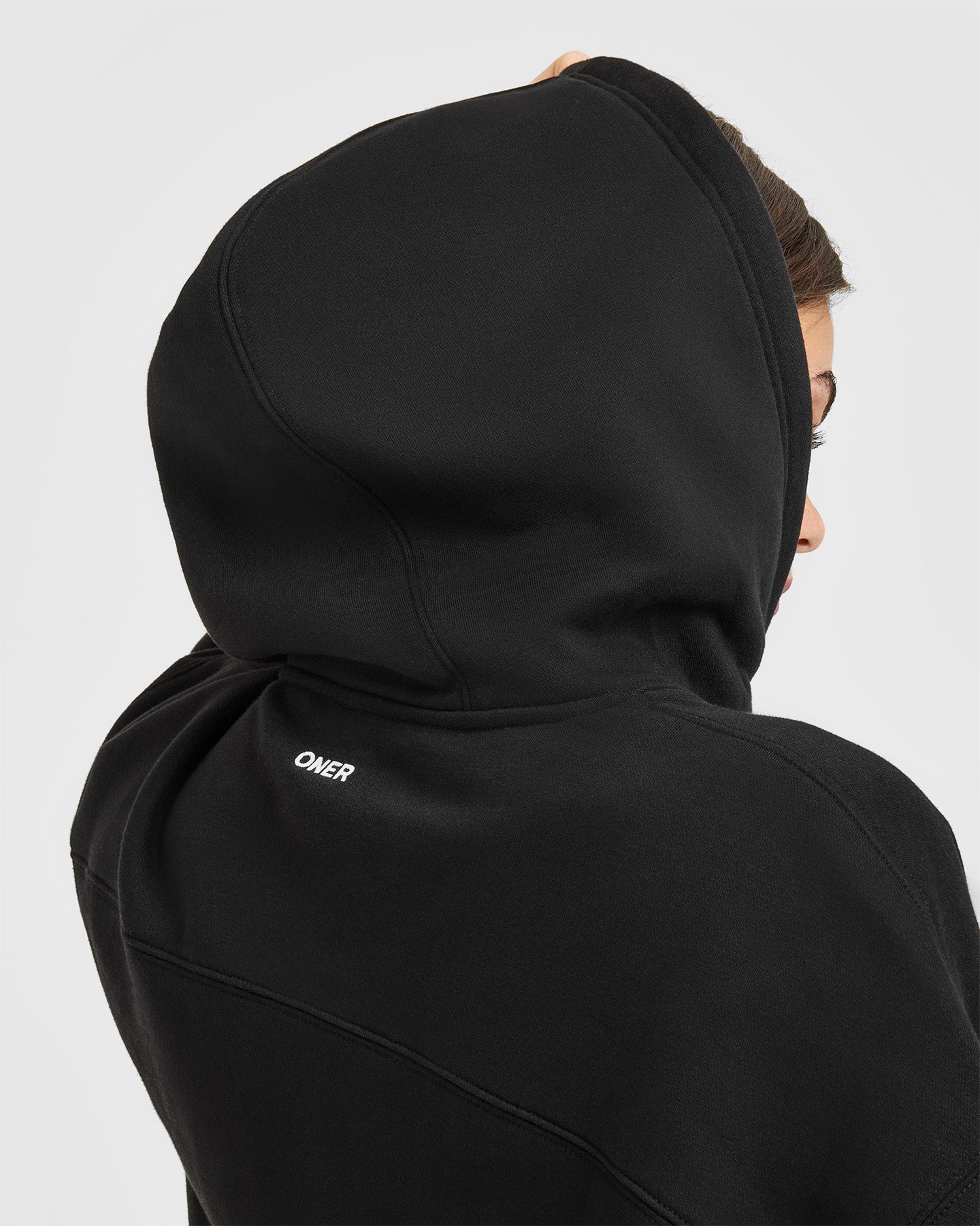 Foundations Oversized Oner 25 Hoodie | Black - Image 4