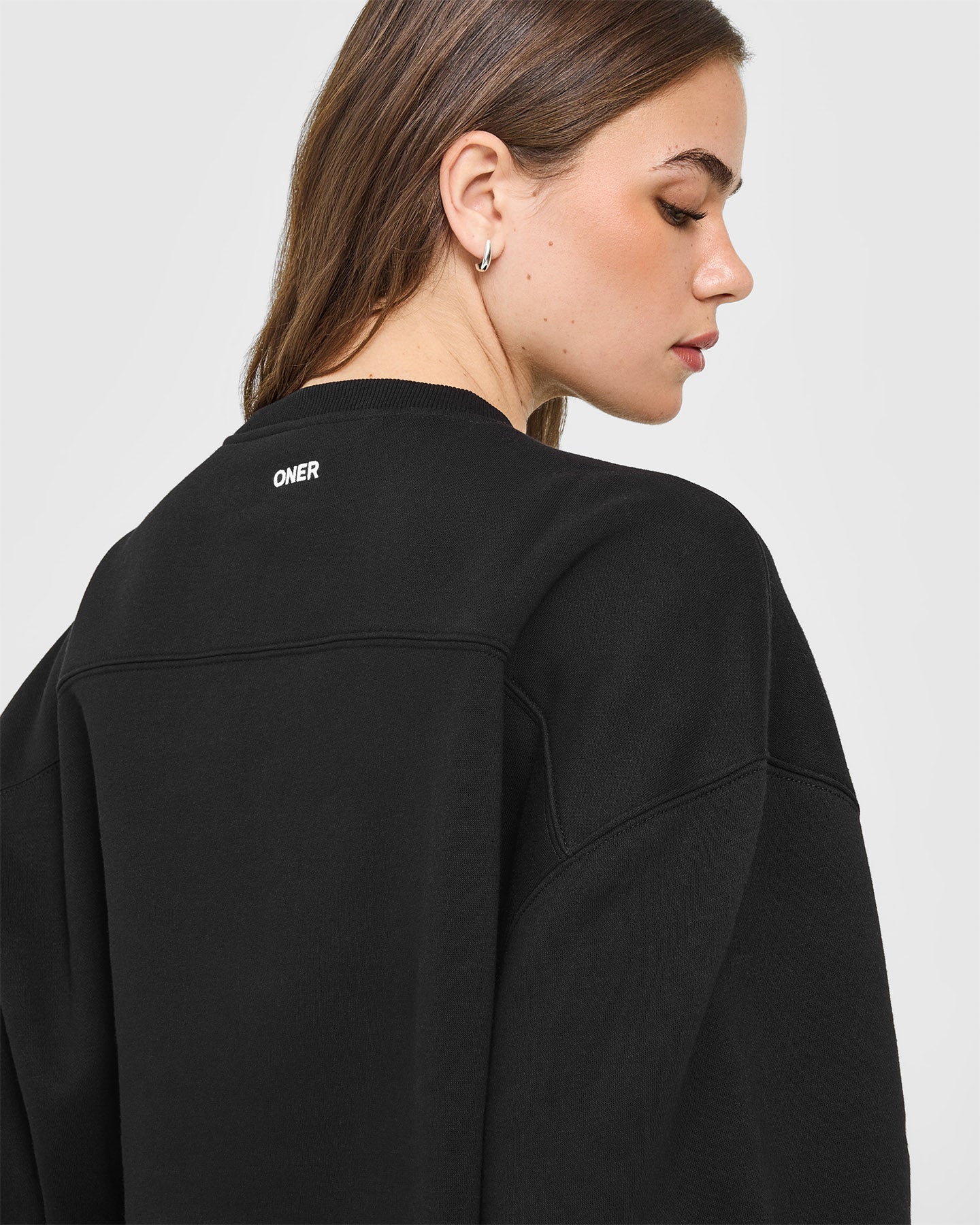Foundations Oversized Oner 25 Sweatshirt | Black - Image 5