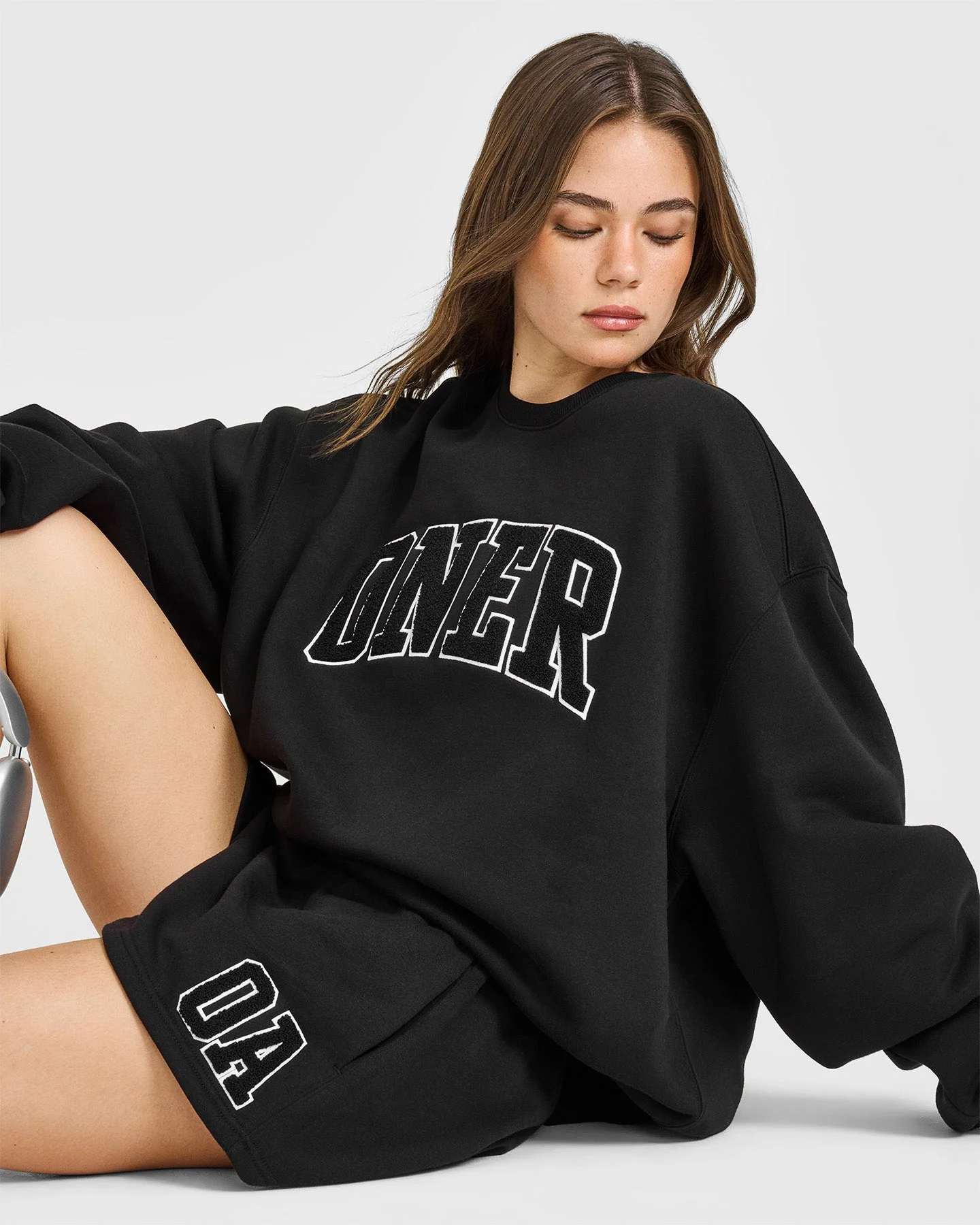 Foundations Oversized Oner 25 Sweatshirt | Black - Image 6
