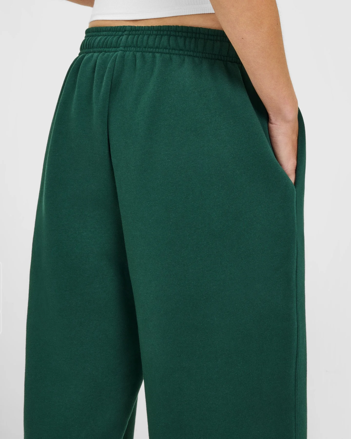 Foundations Oversized Oner Girlfriend Joggers | Racing Green - Image 5