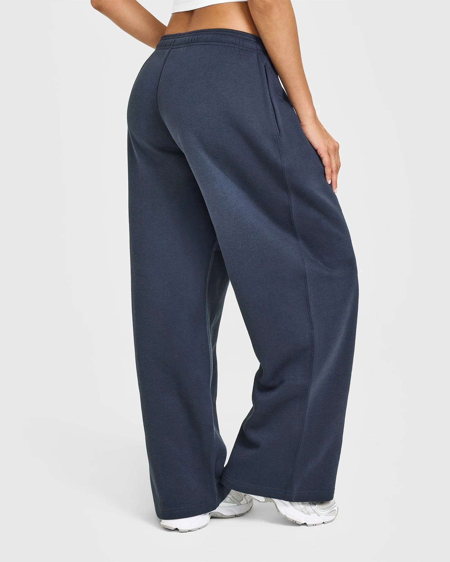 Foundations Oversized Straight Leg Joggers | True Blue - Image 4