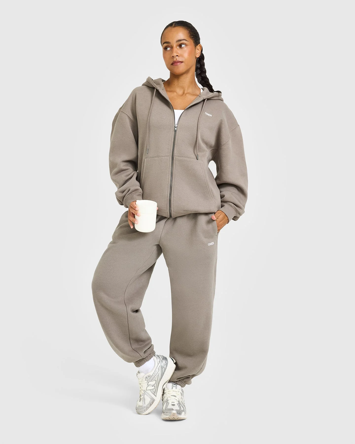 Foundations Zip Through Hoodie | Minky - Image 3