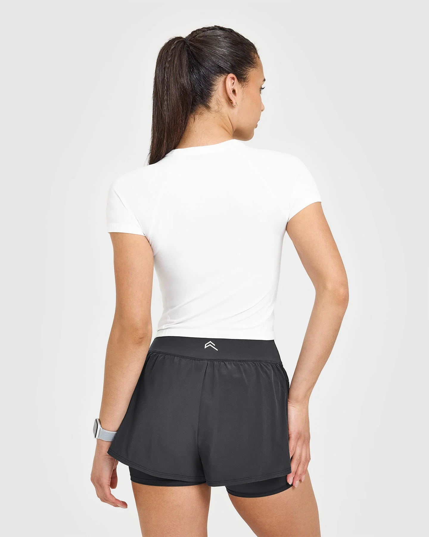 Go To Seamless Fitted Mid Top | White - Image 4
