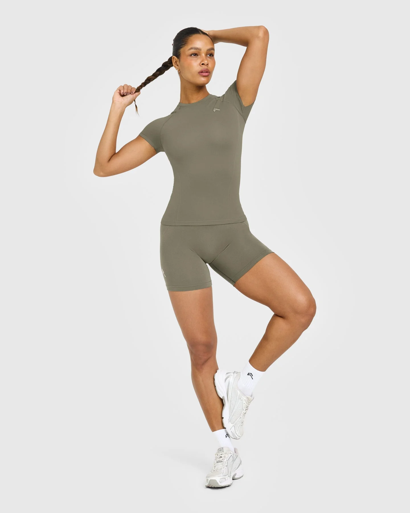 Go To Seamless Fitted Top | Alpine Green - Image 3