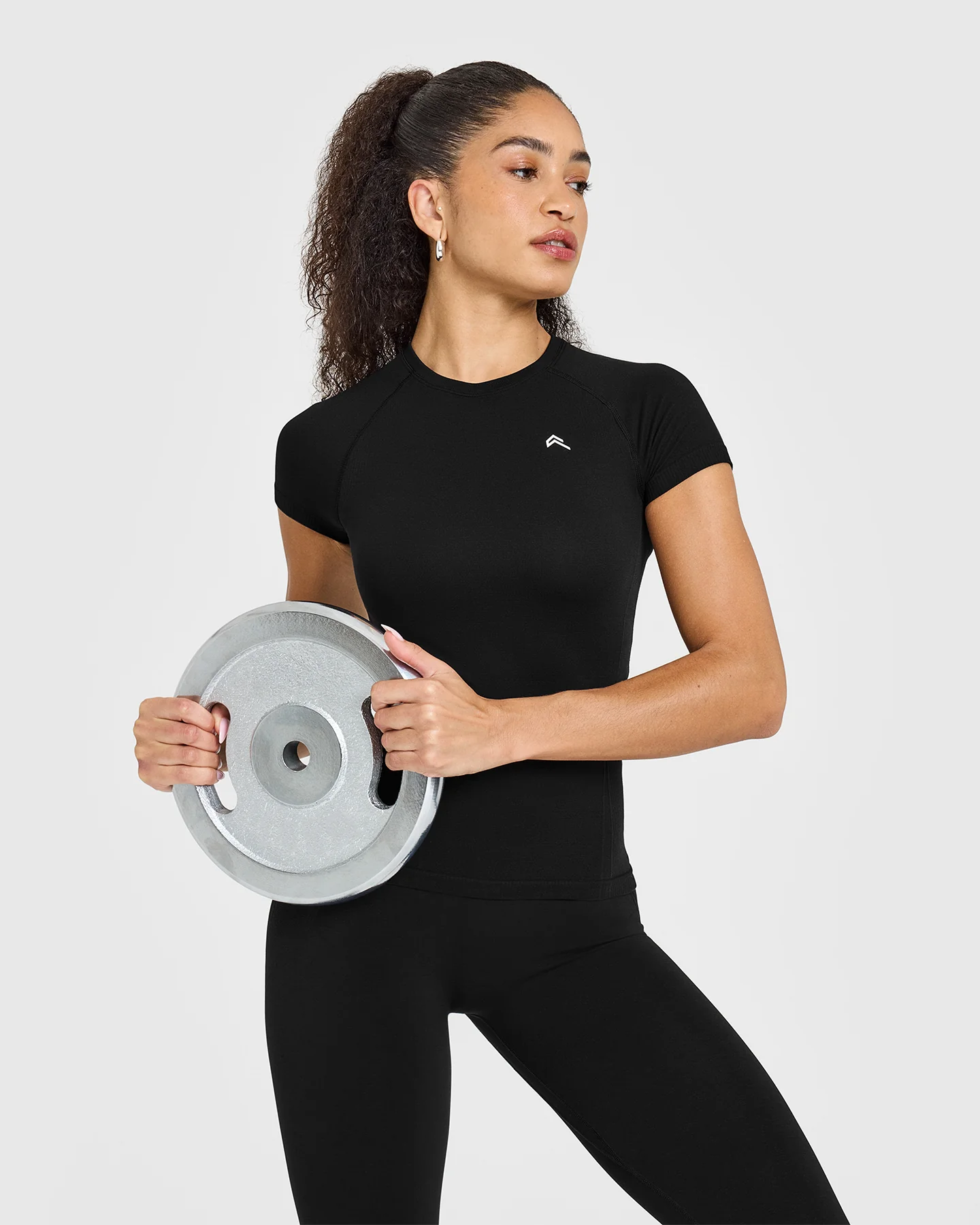 Go To Seamless Fitted Top | Black - Image 6
