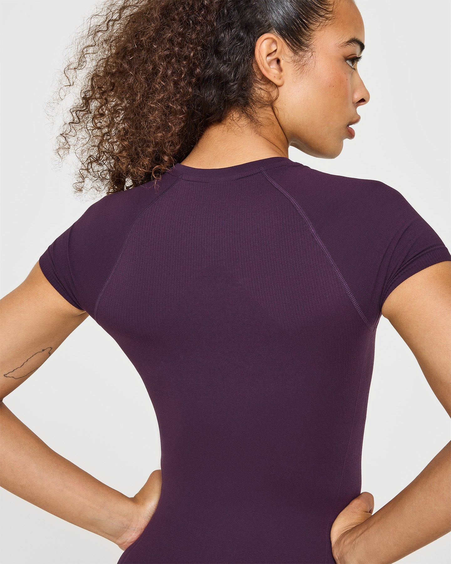 Go To Seamless Fitted Top | Blackberry Purple - Image 6