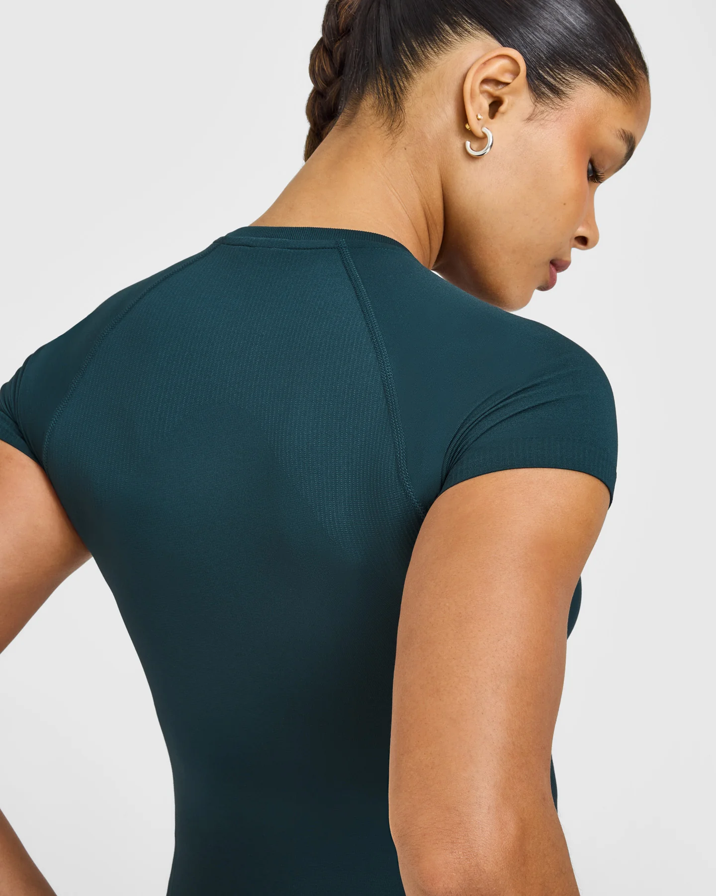 Go To Seamless Fitted Top | Oil Blue - Image 2