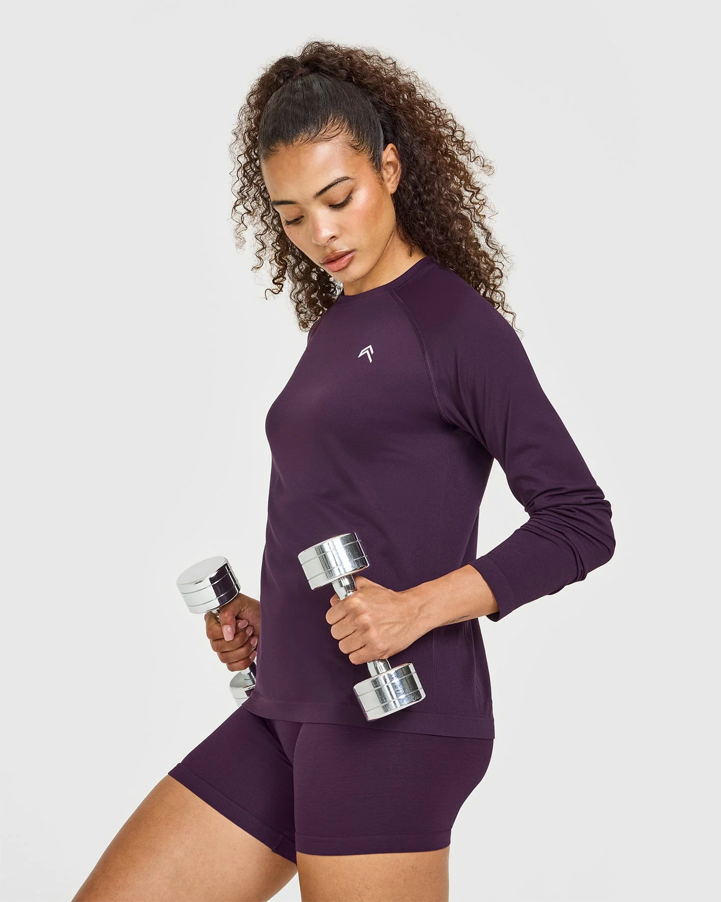 Go To Seamless Loose Long Sleeve Top | Blackberry Purple - Image 6